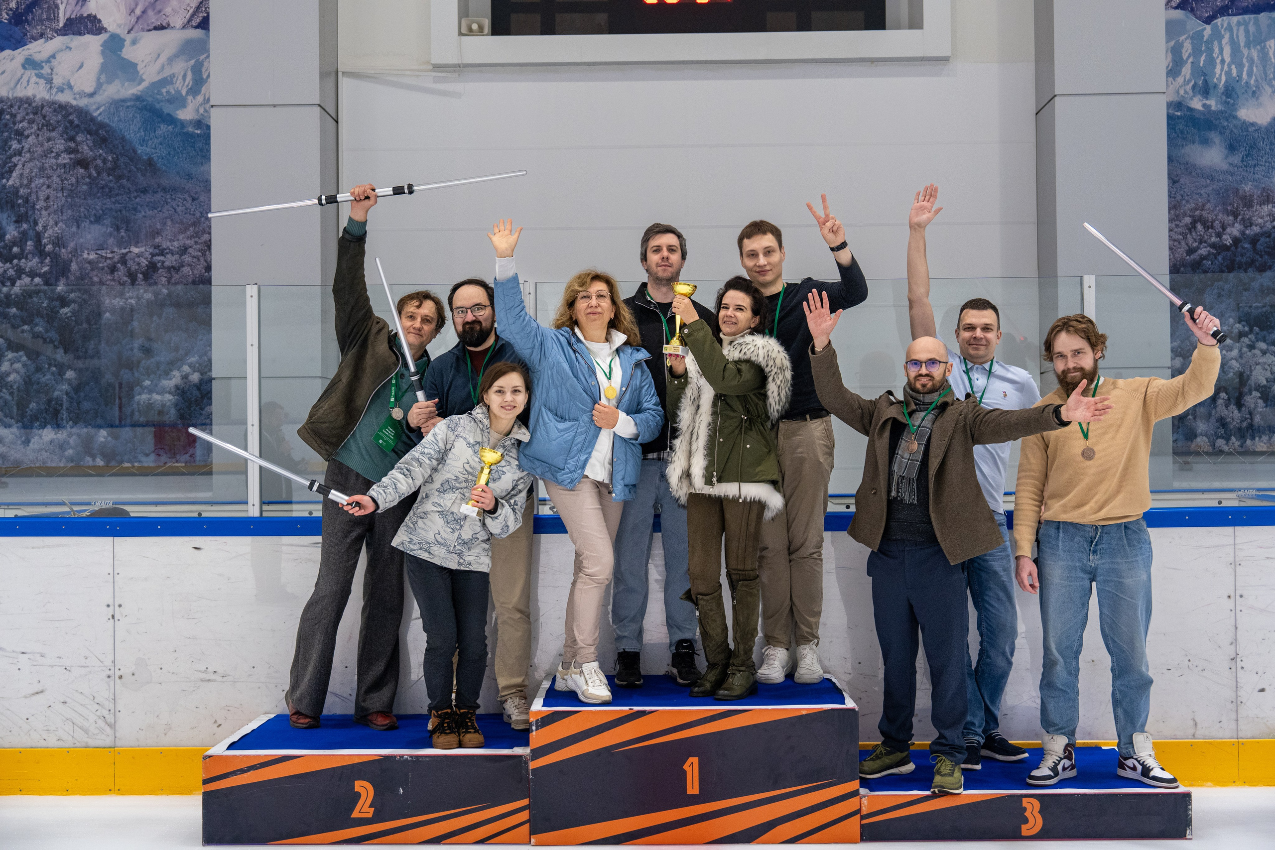 Керлинг для компании Р-Фарм. Репортажный фотограф в Красной Поляне и Сочи Павлюченко Екатерина