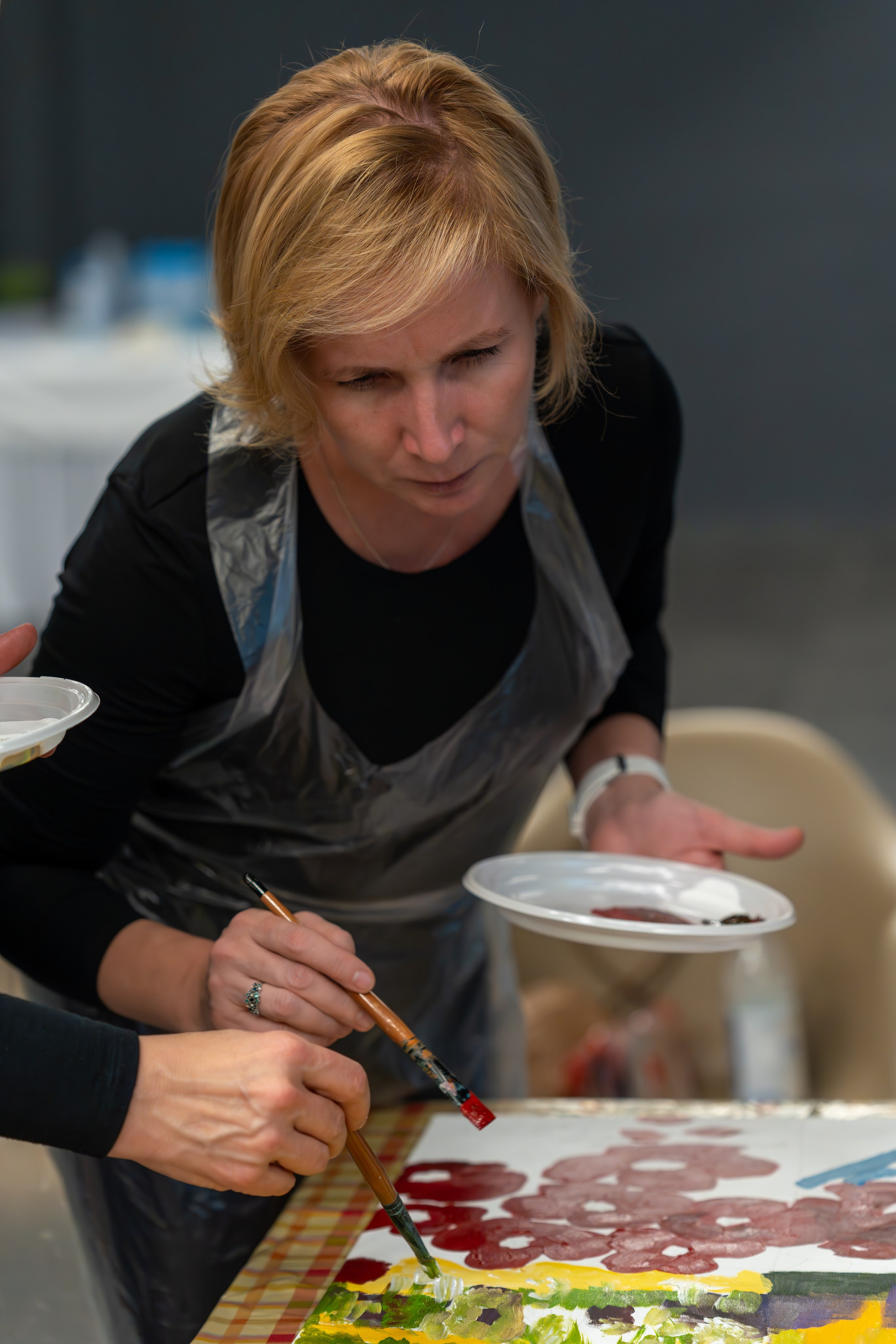 MICE мероприятие — мастер класс по акварели. Репортажный фотограф в Красной Поляне и Сочи Павлюченко Екатерина