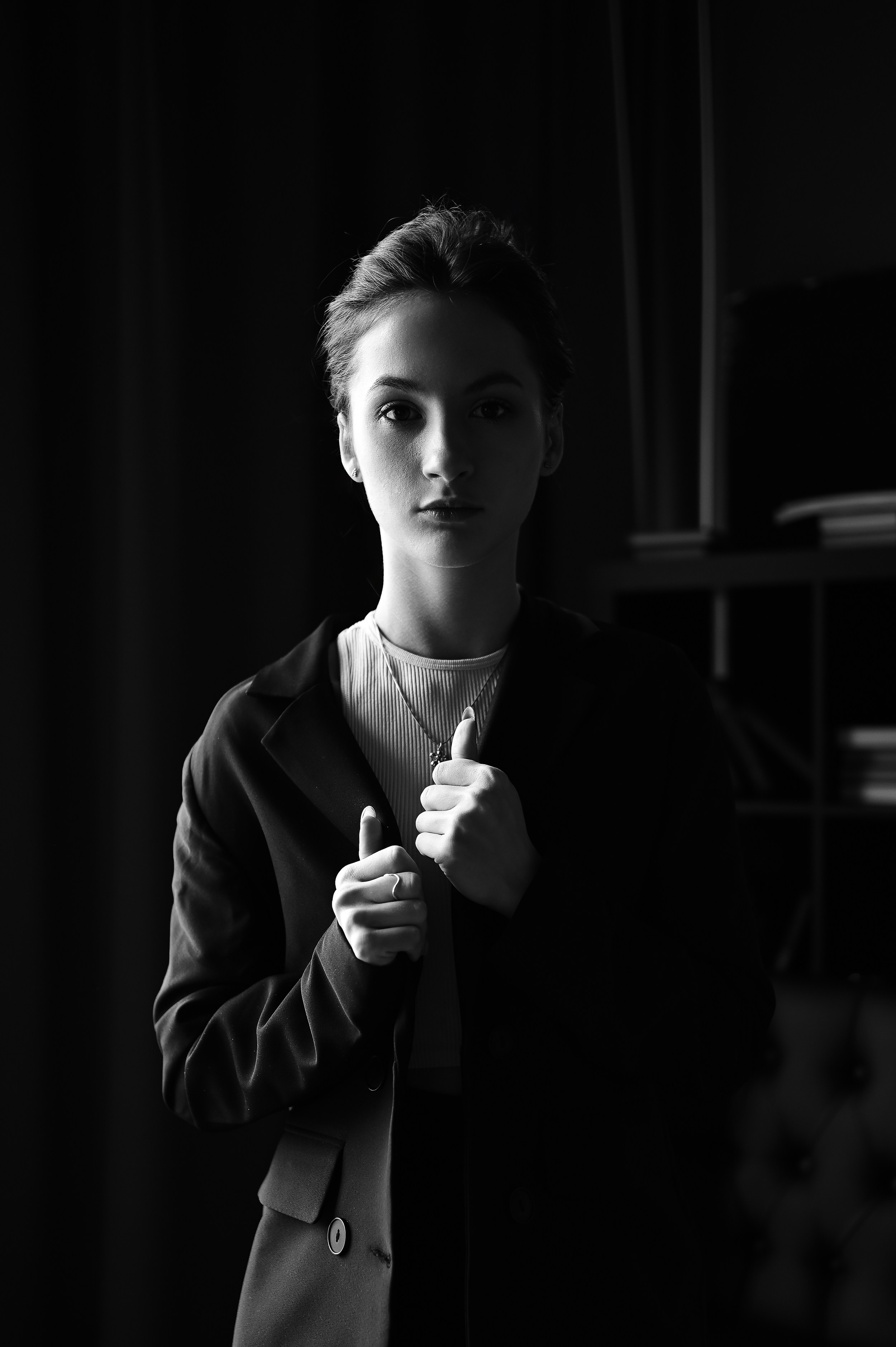 Женская фотосессия в классическом образе для личного бренда