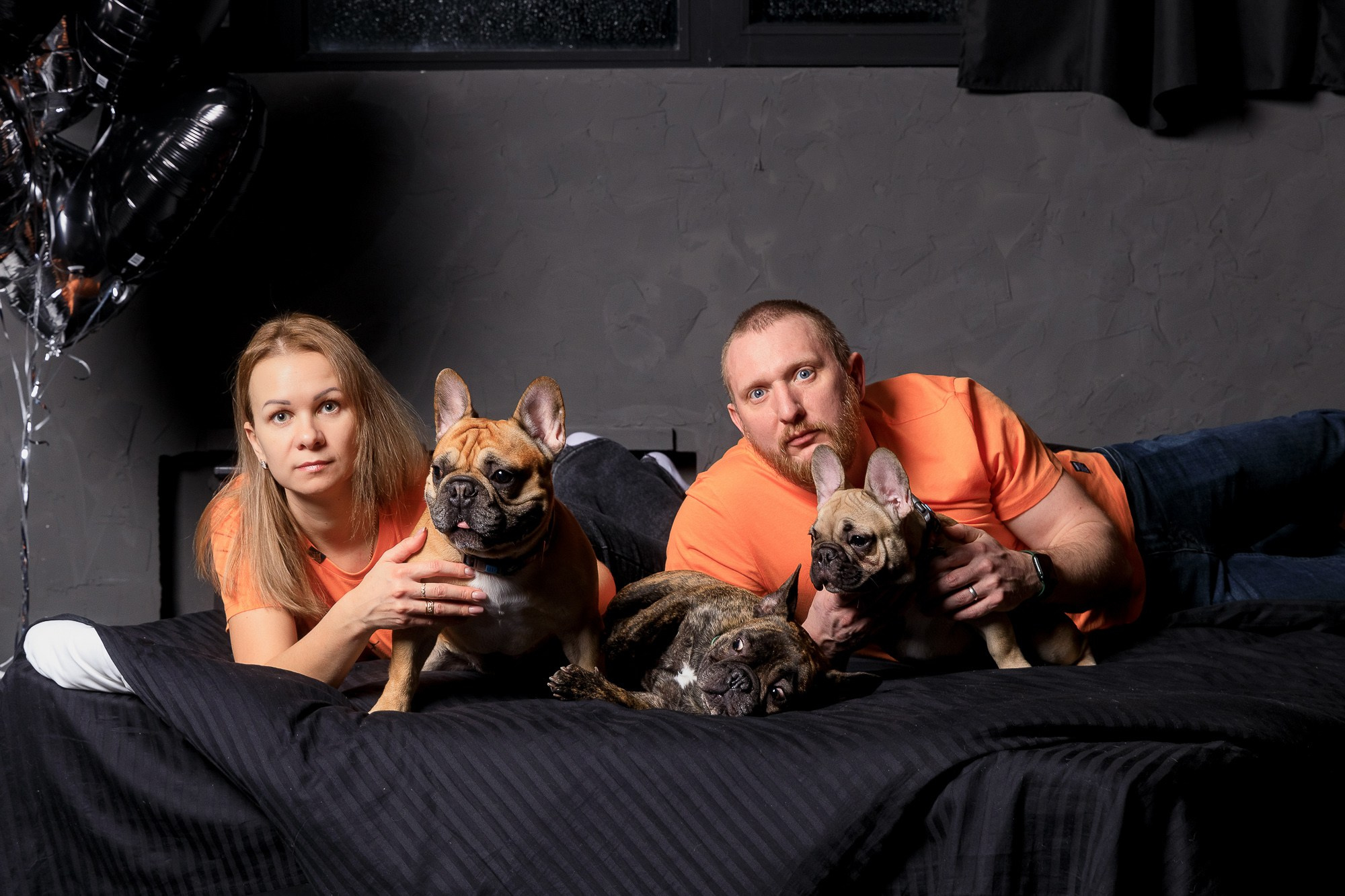 Семейная фотосессия с питомцами в студии. Фотограф в Саратове Ольга Мазлова