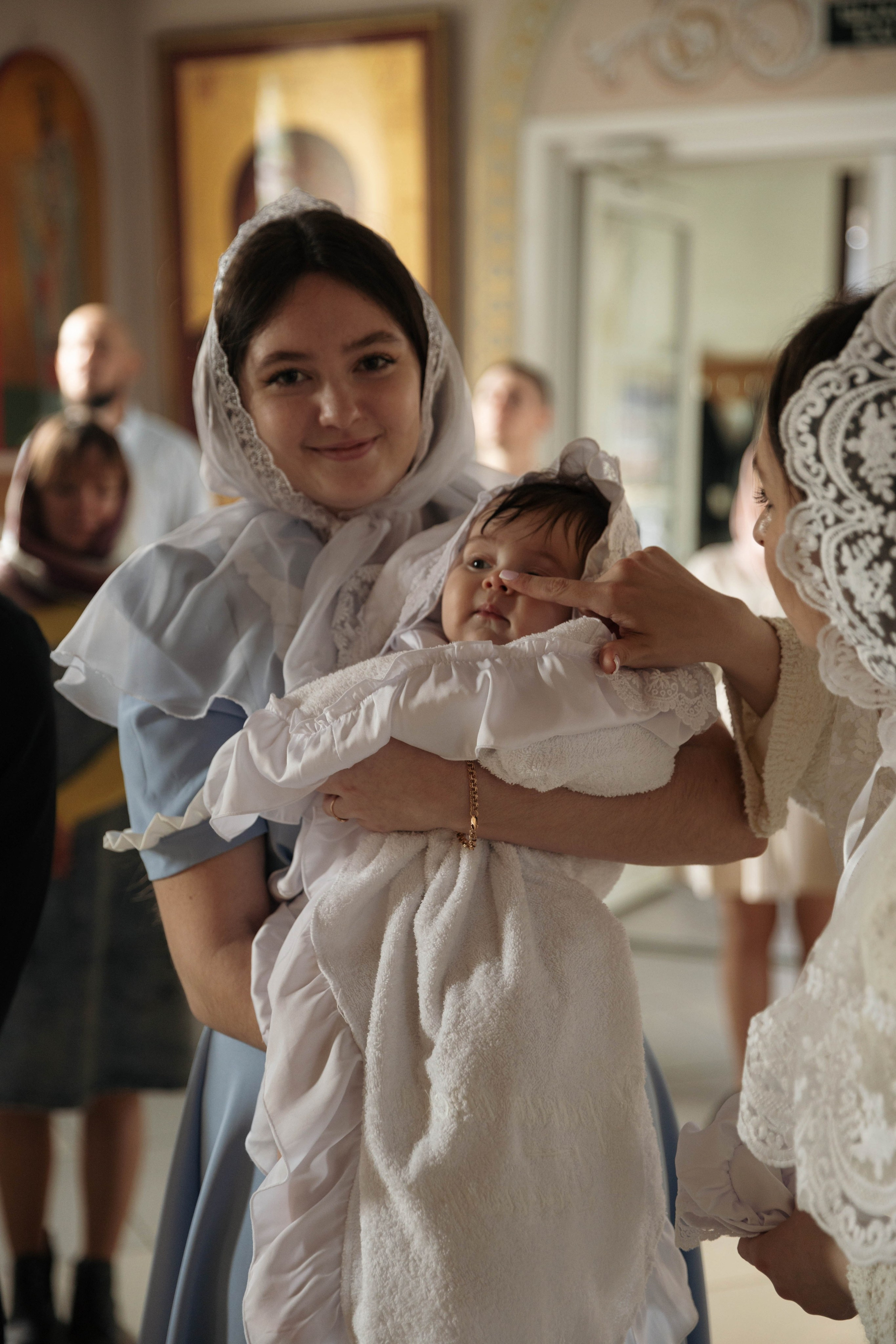 Таинство Крещения Есении. Фотограф Сальск Катерина