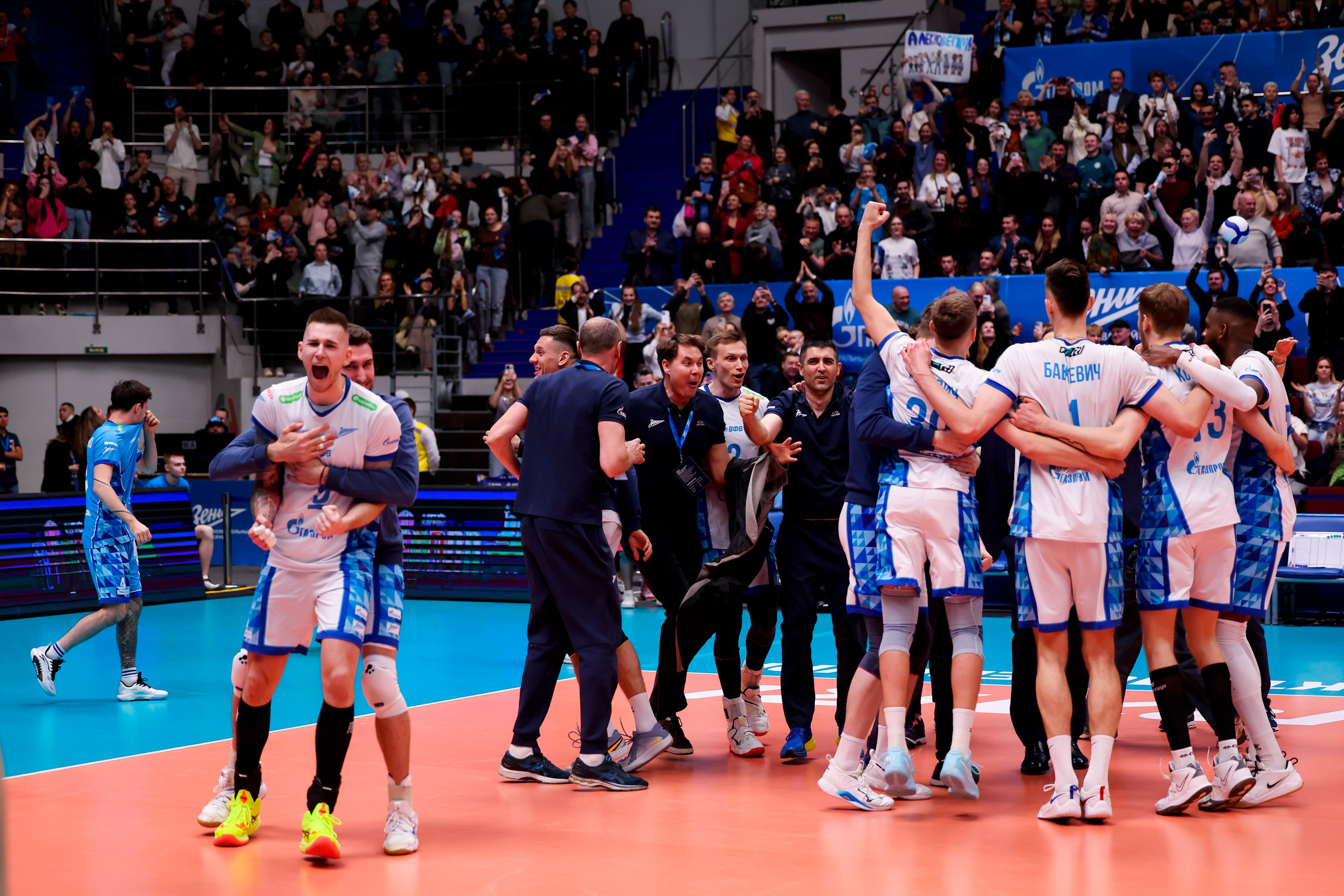 ВК Зенит — ВК Белогорье 08.04.2025. Спортивный и репортажный фотограф Антон Тереханов