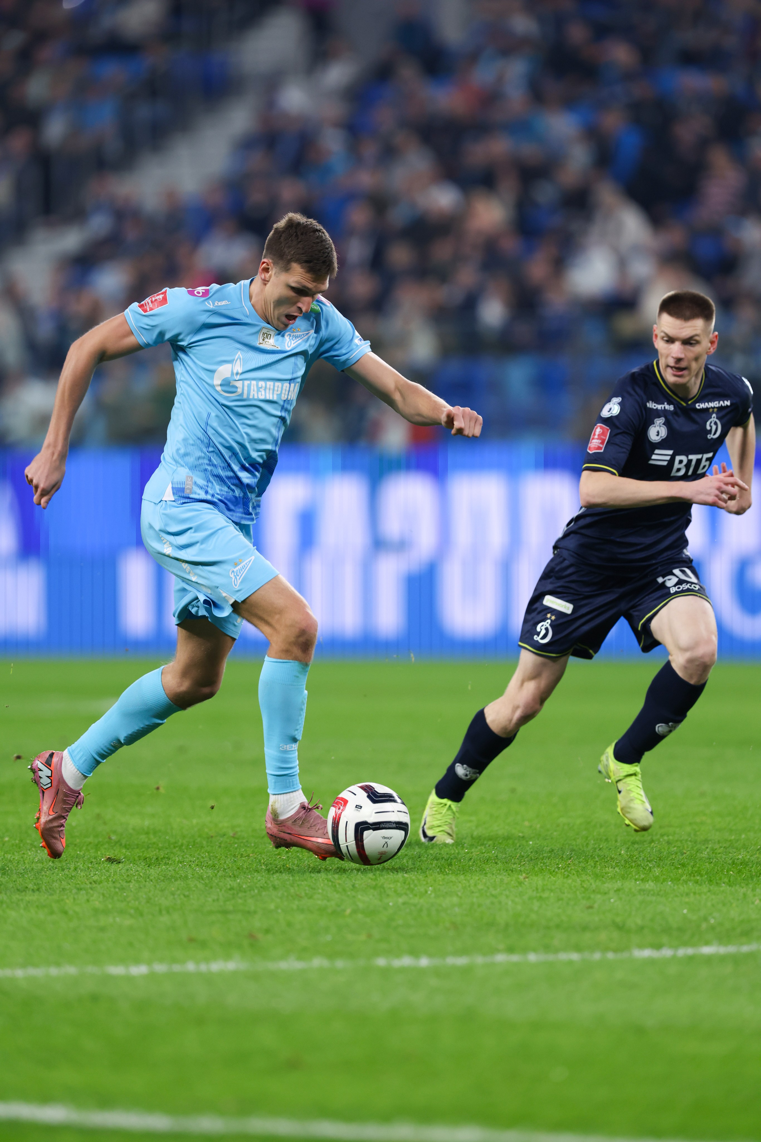 ФК «Зенит — ФК «Динамо» Москва 05.11.2025. Спортивный и репортажный фотограф Антон Тереханов