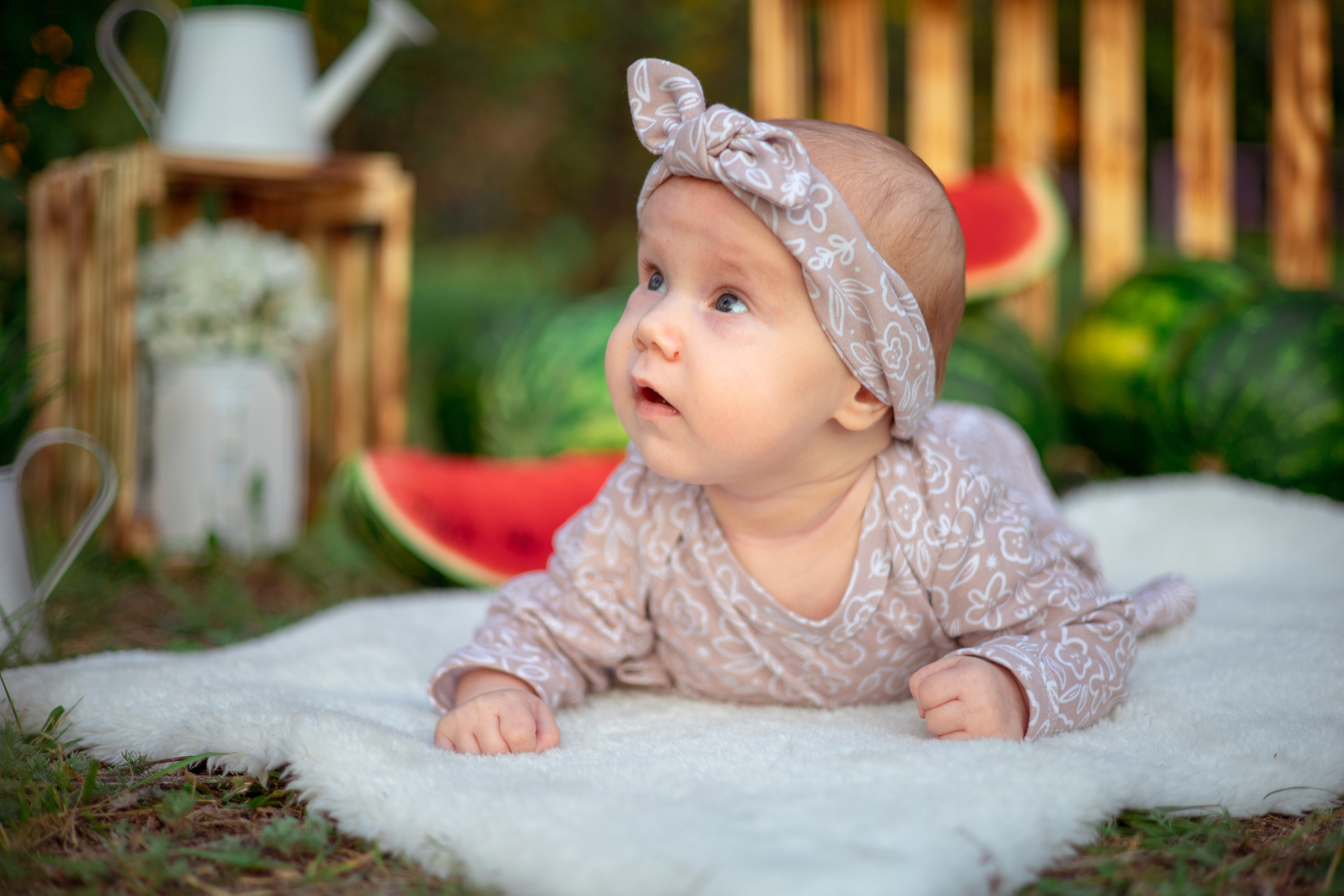 Даша арбузы. Семейный и детский фотограф в Михайловке Татьяна Лестьева
