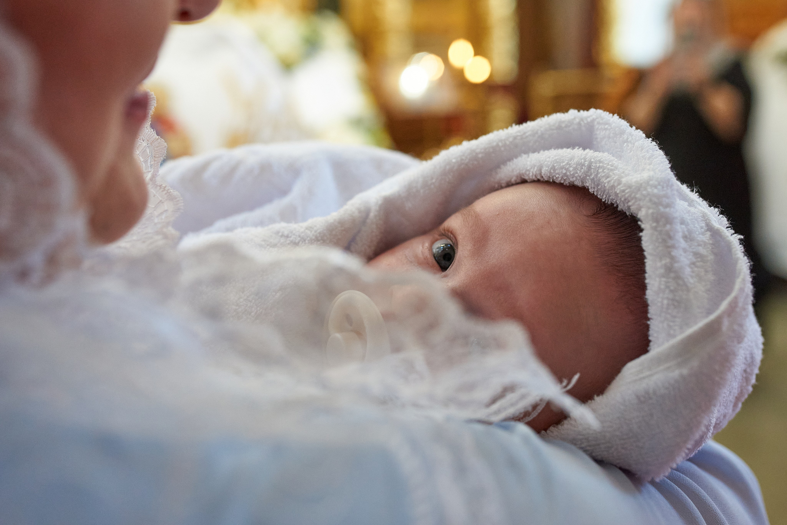 Крещение в  православном храме, Коньково, Москва