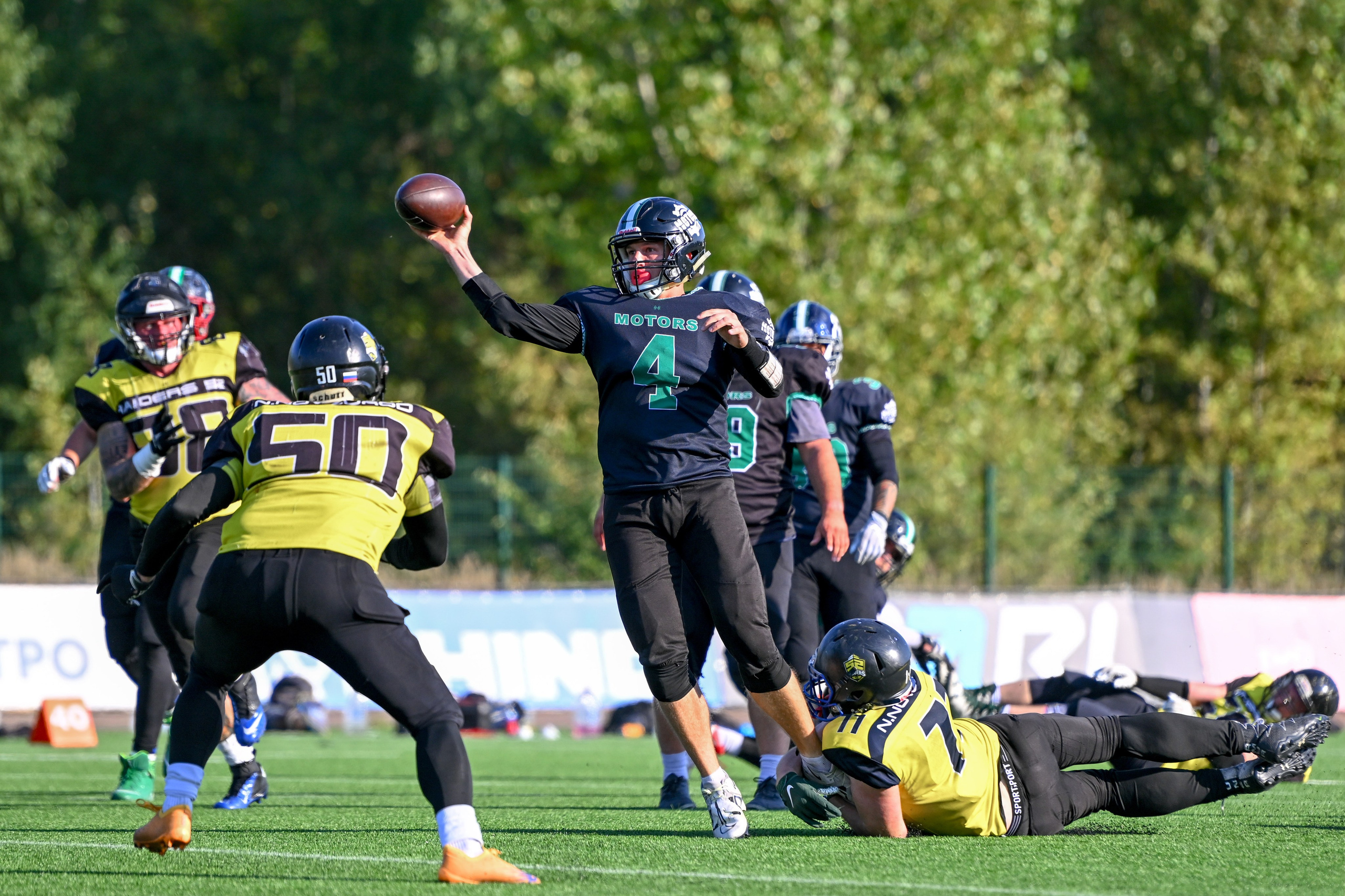 Американский футбол. Спортивный и репортажный фотограф в Казани Вячеслав Сатонин