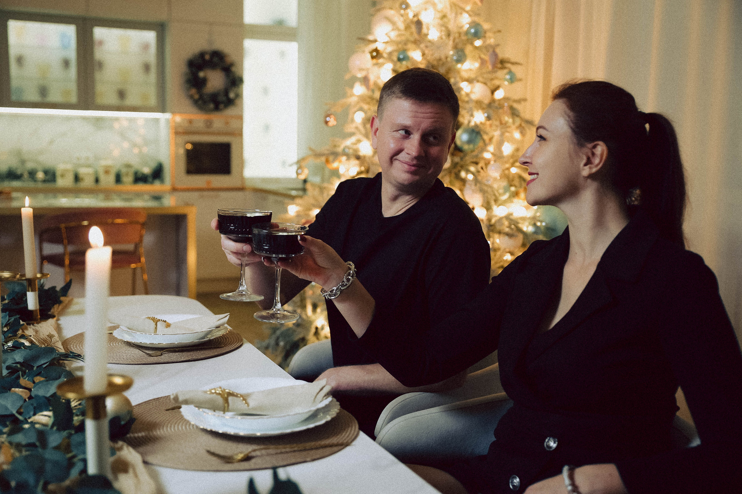 Новогодняя total black. Photographer in Moscow & everywhere in the World Alena Vyalova