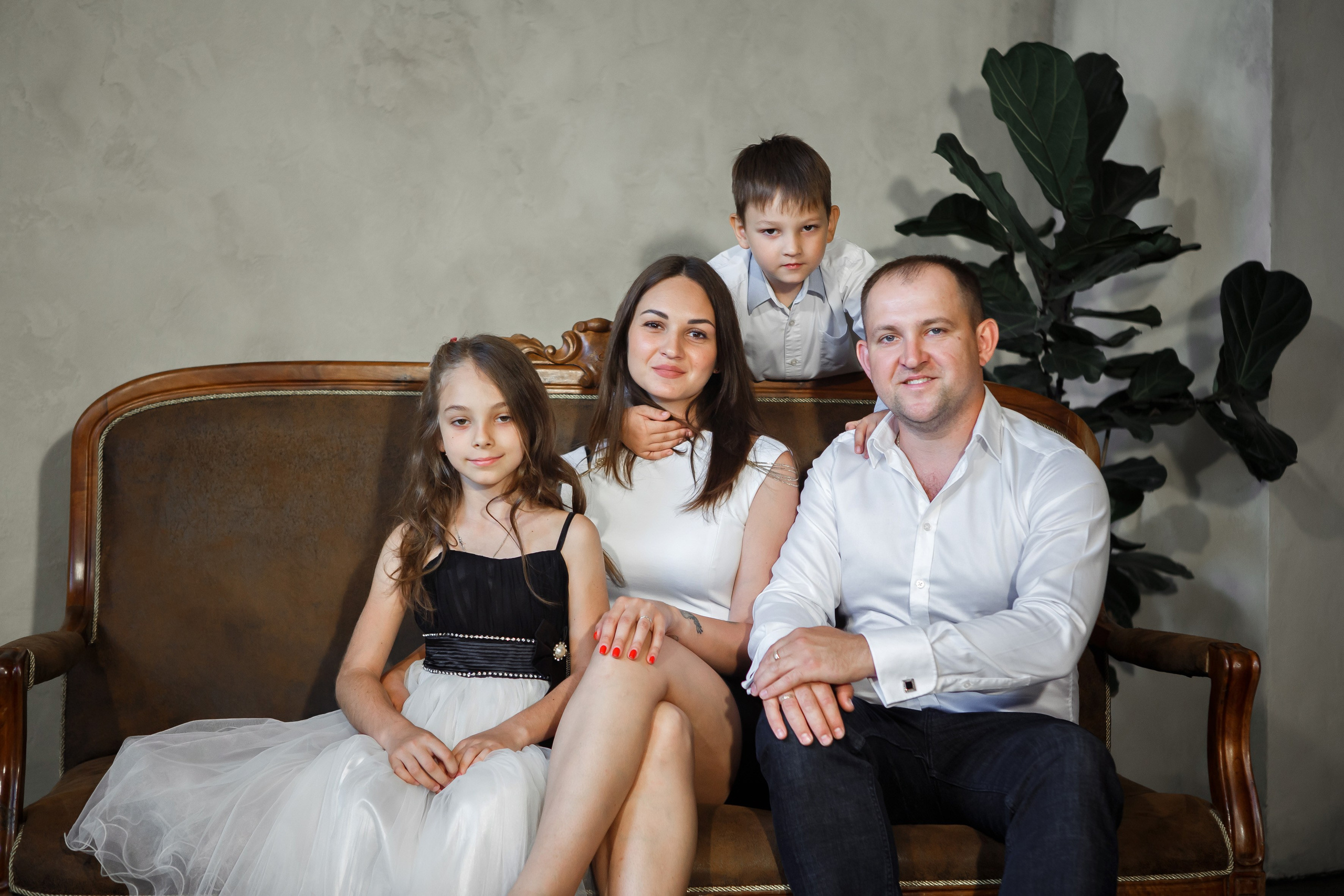 Очень большая семья, личные и парные портреты. Свадебный и портретный Фотограф в Липецке Дмитрий Котюков