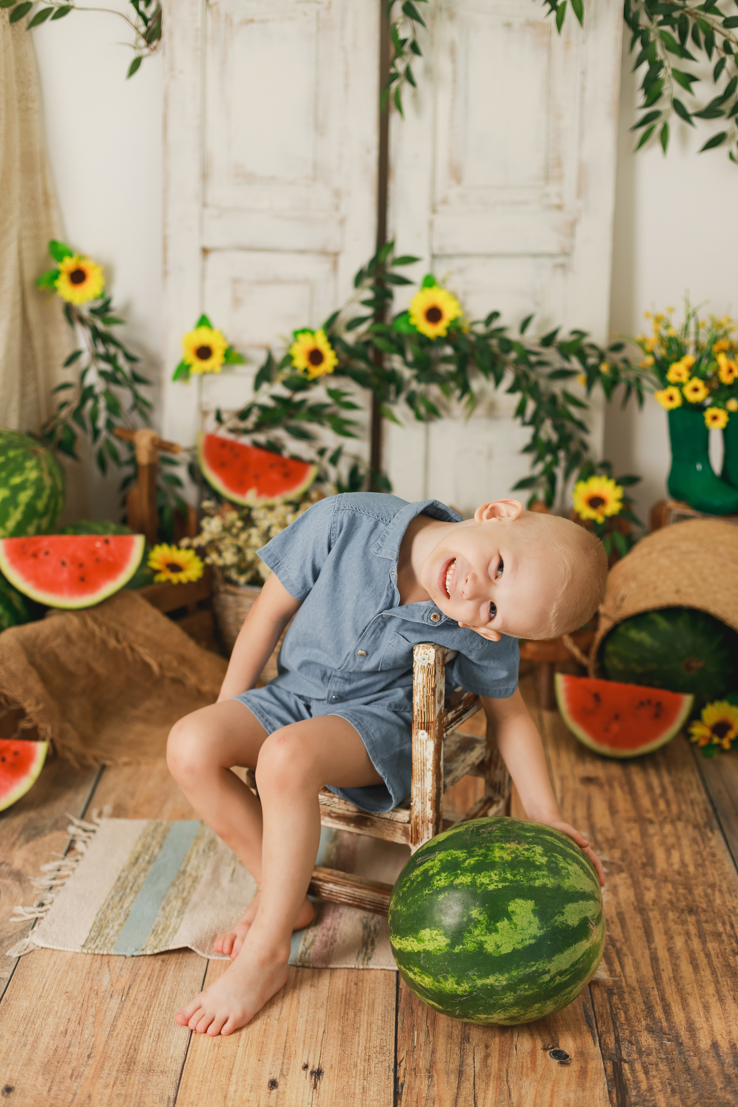 Арбузный фотопроект. Детский и семейный фотограф в Краснодаре Альбина Морозова