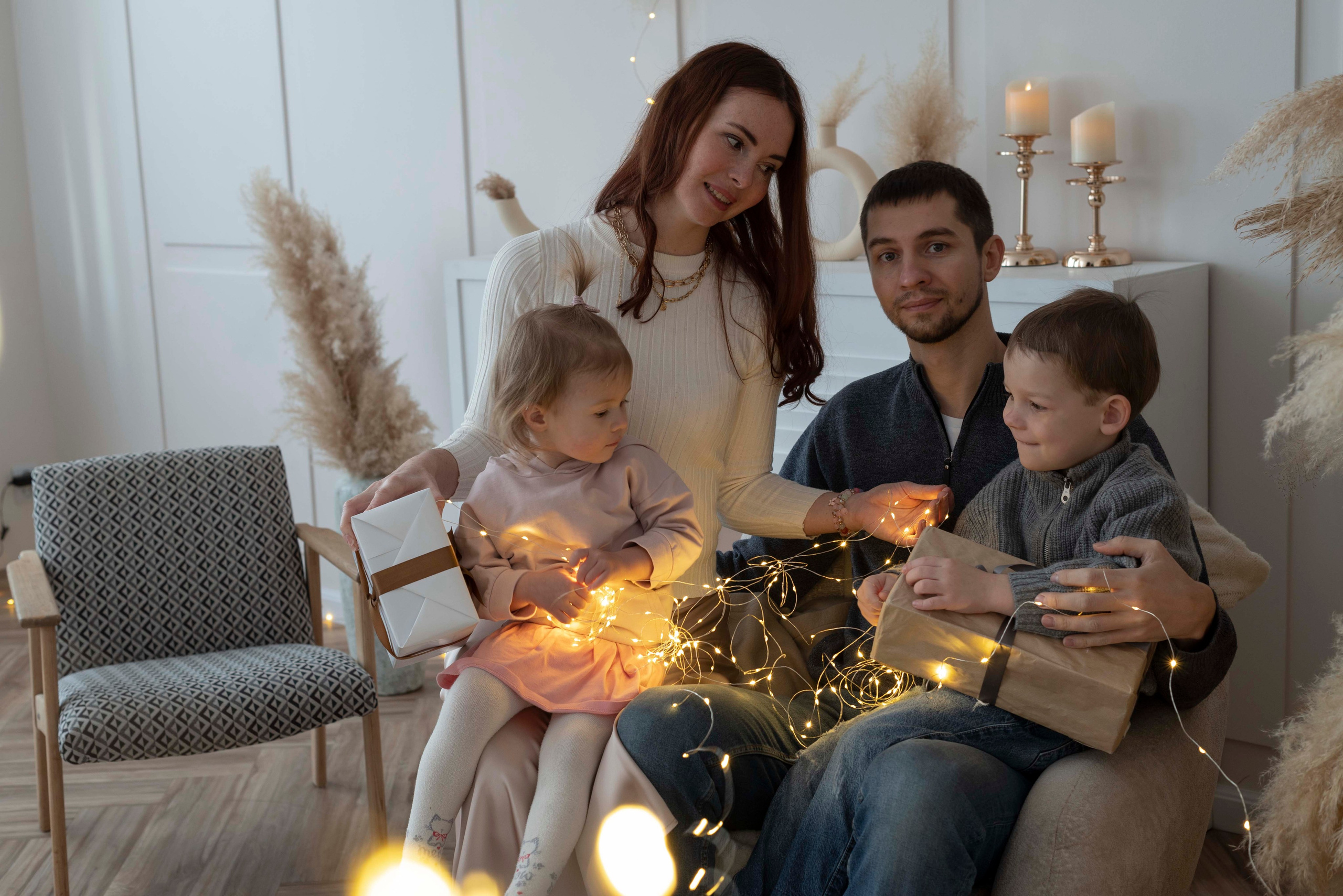 Новогоднее настроение семьи Бражниковых. Фотограф г. Москва