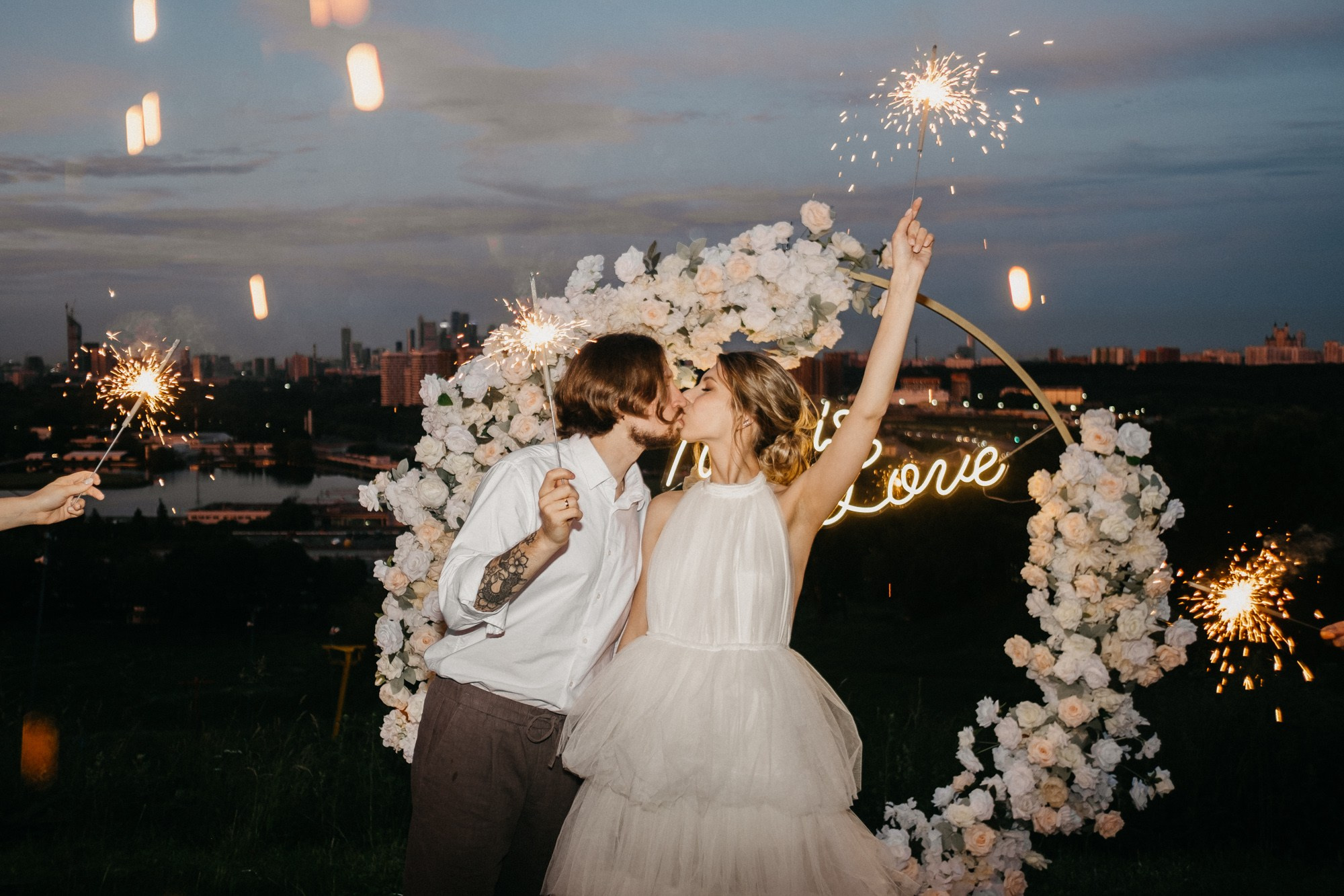 На высоте. Свадебный фотограф Александра Тюлякова