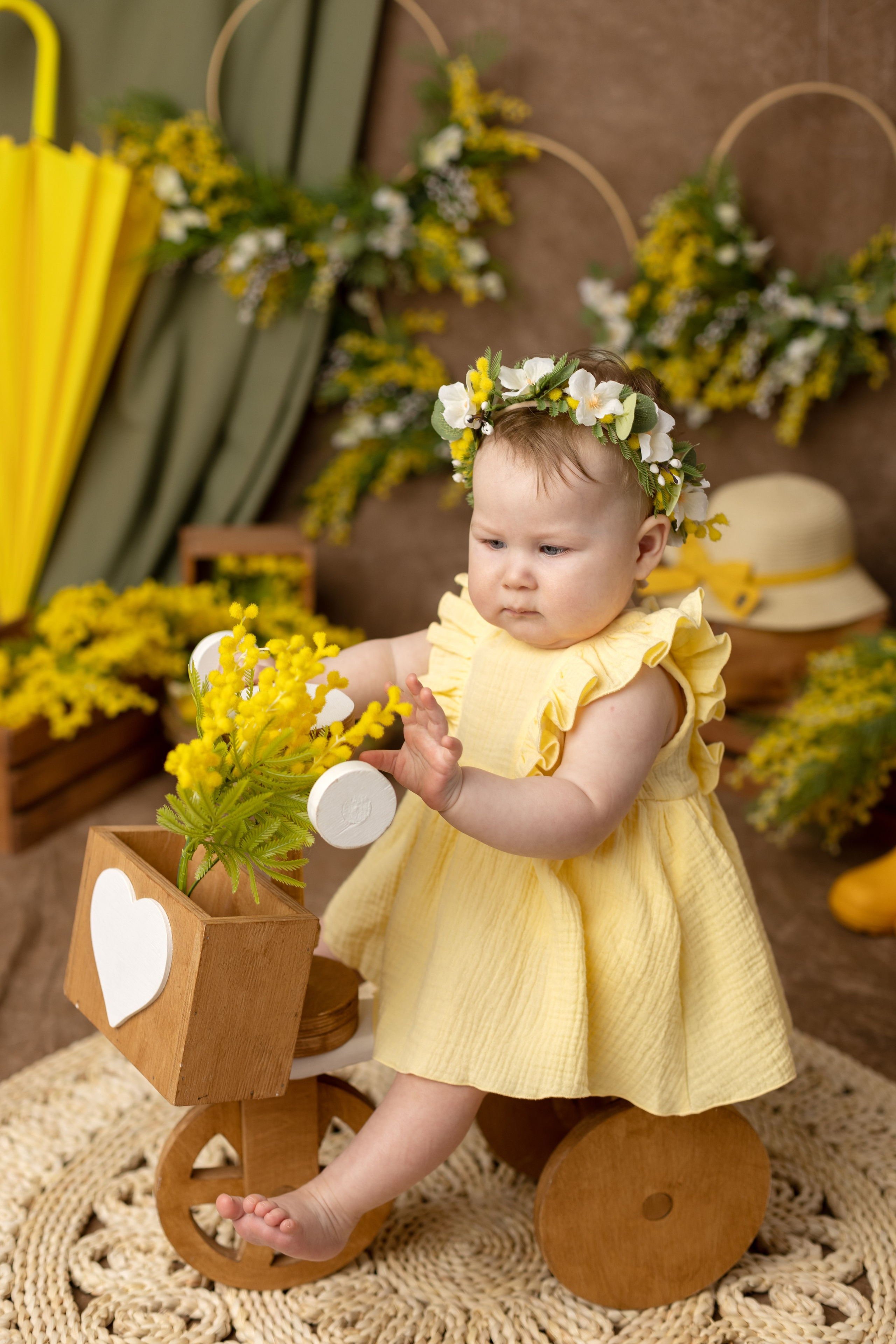 Весенний фотопроект для детей с рождения до года. Фотограф новорожденных, детский фотограф в г. Оренбурге Екатерина Козлова