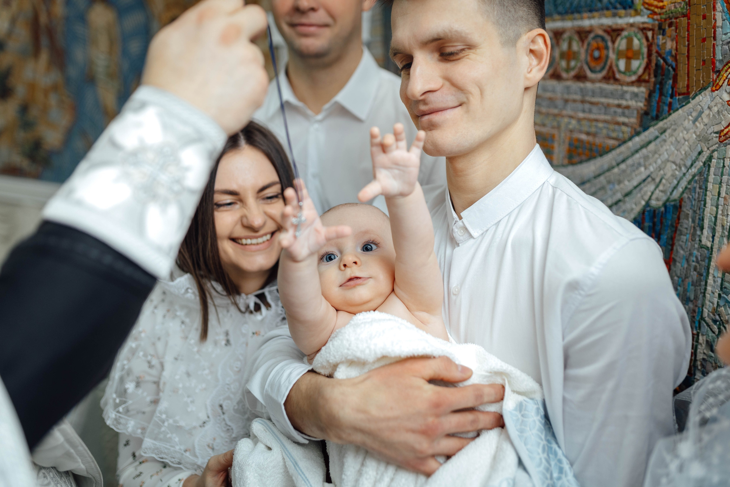 Крещение Матвея, храм Святой Троицы, декабрь 2025