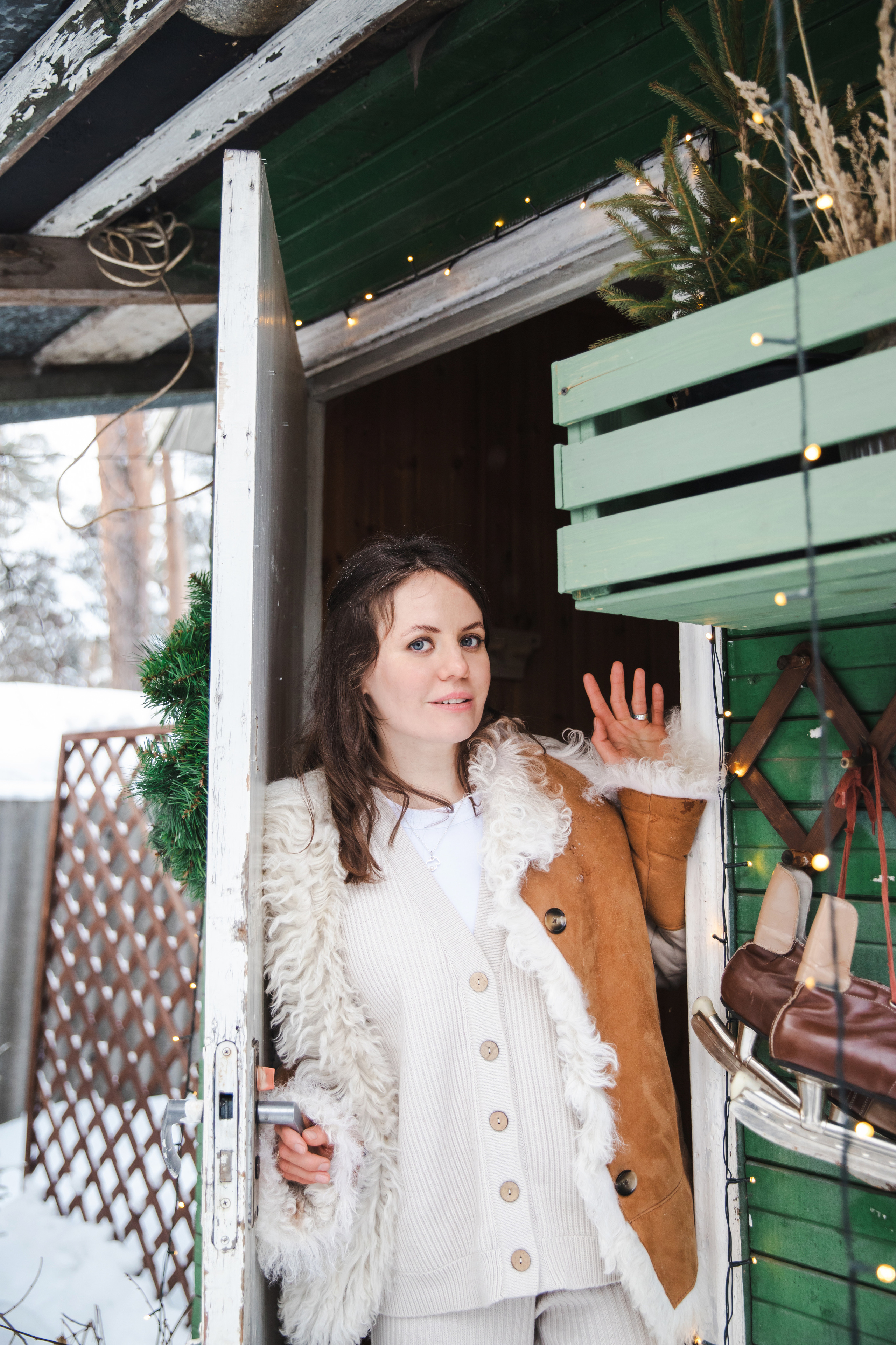 Зима на дачке. Женский и семейный фотограф в Туле Катя Вуколова