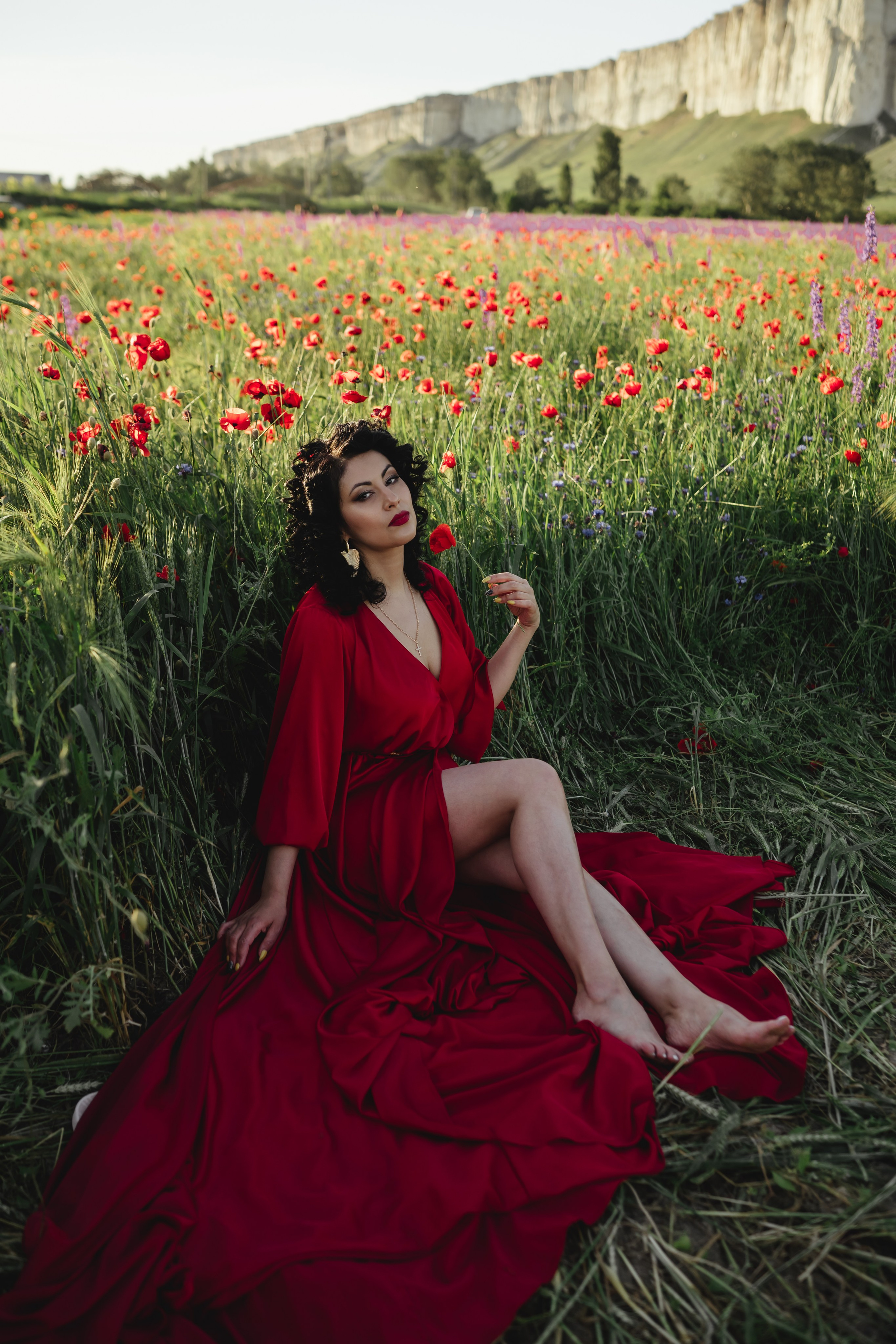 Фотосессия в маках. Свадебный и семейный фотограф и видеограф, Крым, Москва, Санкт -Петербург