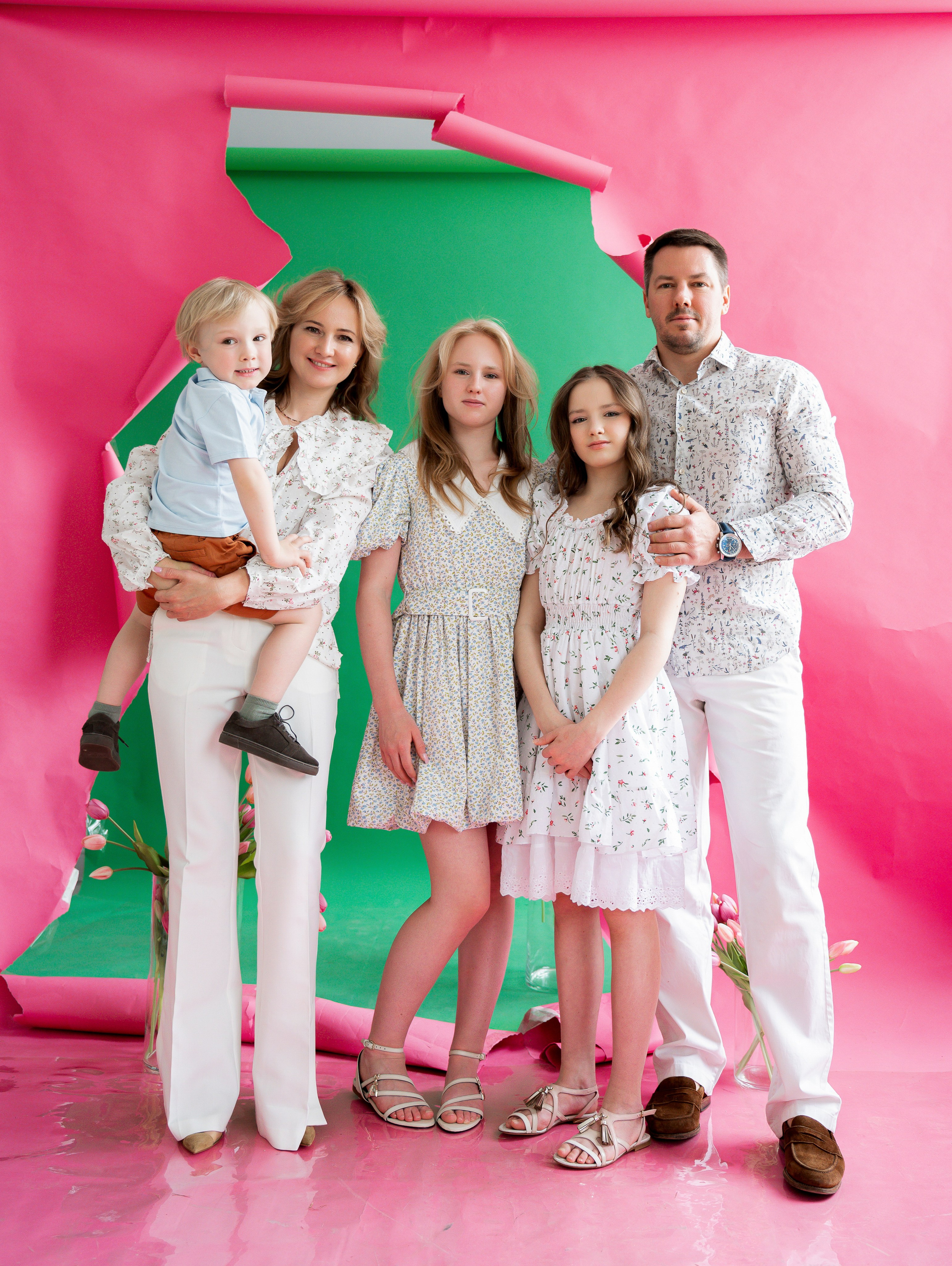 Марина с семьей. Портретный, семейный фотограф Марина Моисеева