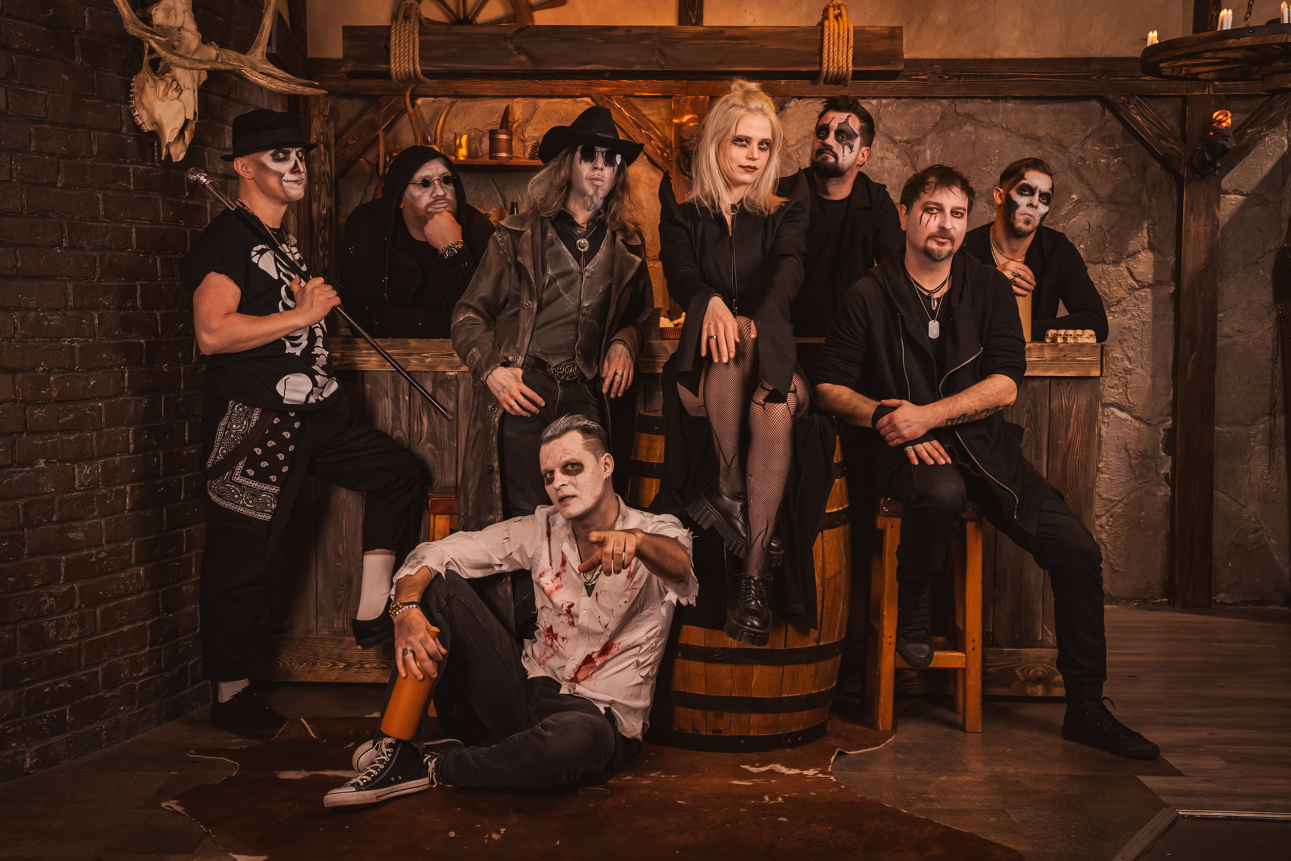 Группа NAGART в таверне. Репортажный фотограф Анастасия Рубцова