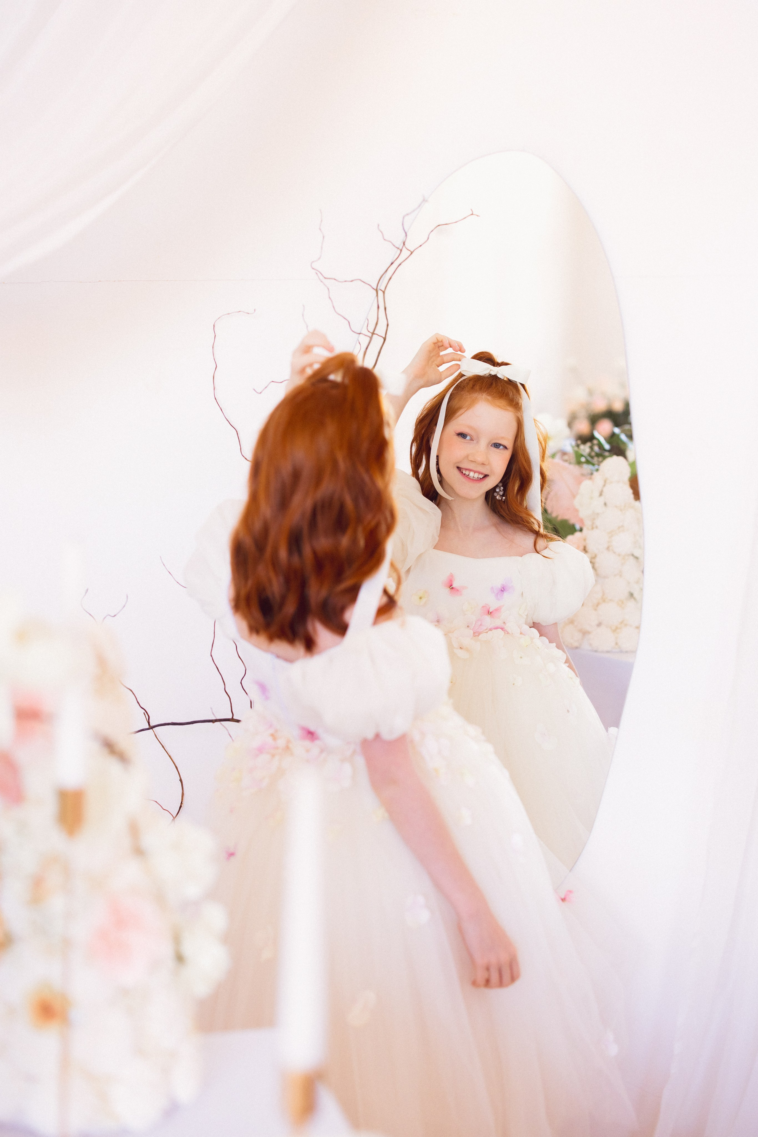 Фотосессия с живыми цветами в фотостудии г. Краснодар. Семейный и детский фотограф в Краснодаре Анна Трашкова