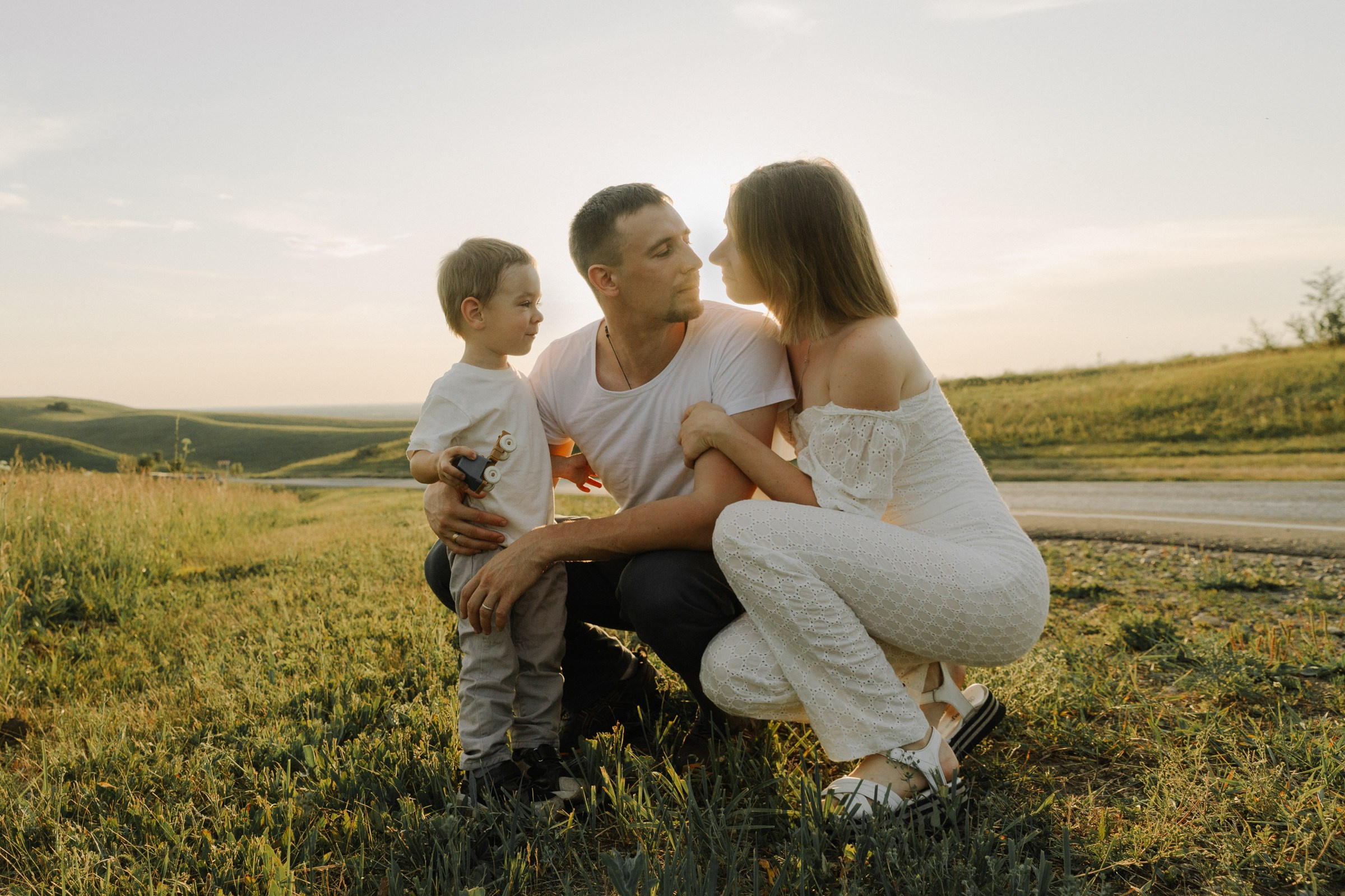 Виталя, Аня и Мирон. Фотограф Любовь Щербинина