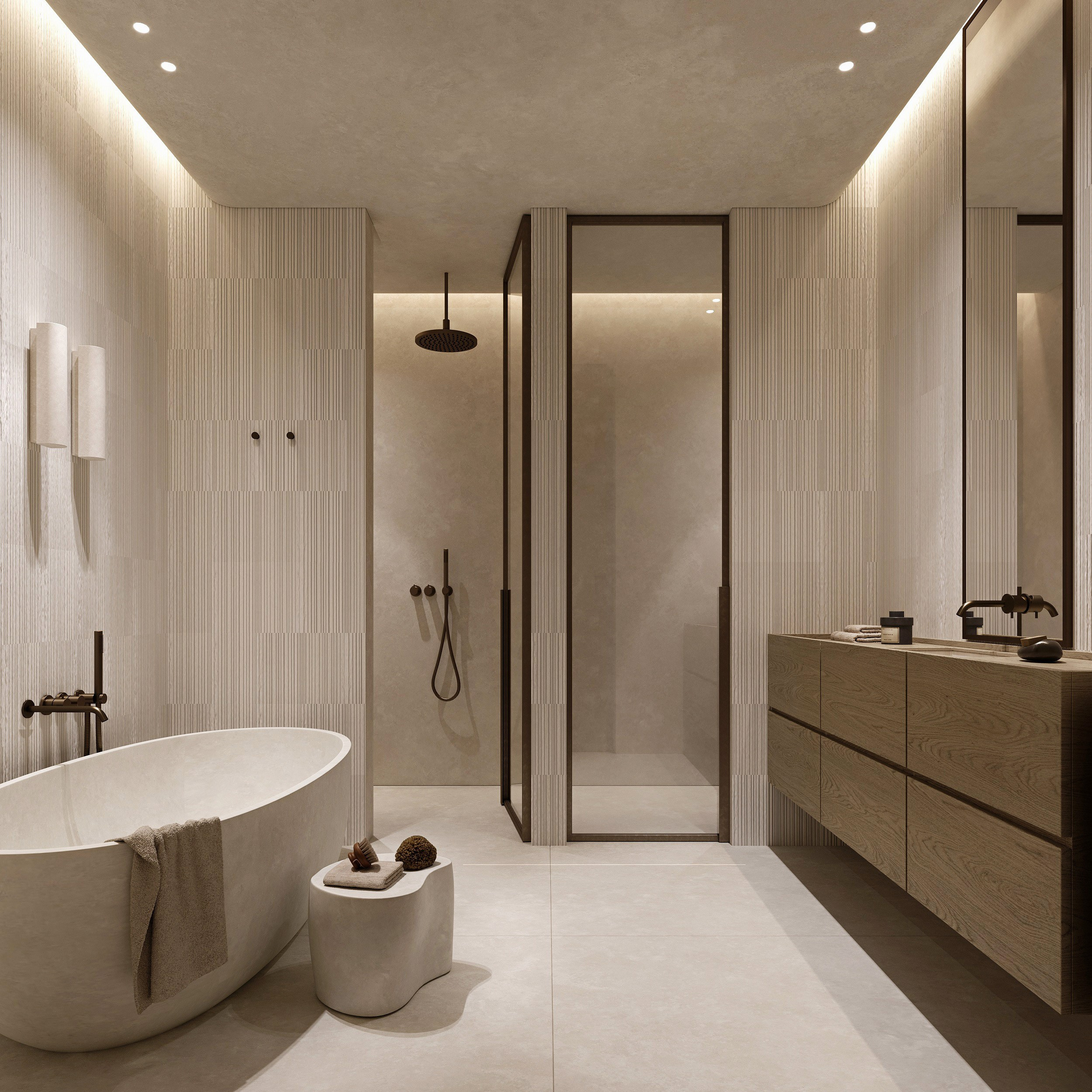 Villa N-94. Interior visualization