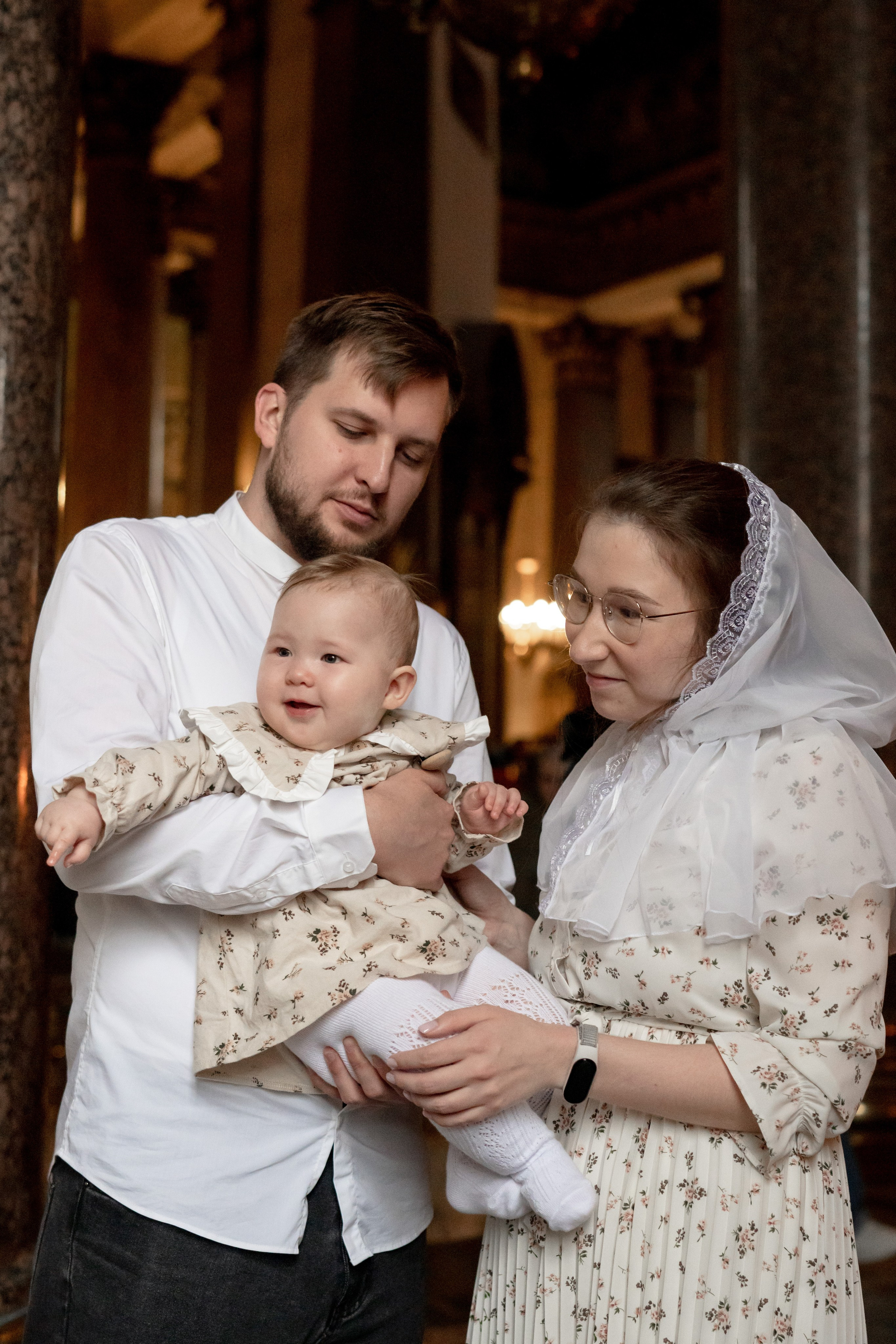 Съёмка Таинства Крещения в Казанском соборе. Семейный фотограф и видеограф Алёна Ким