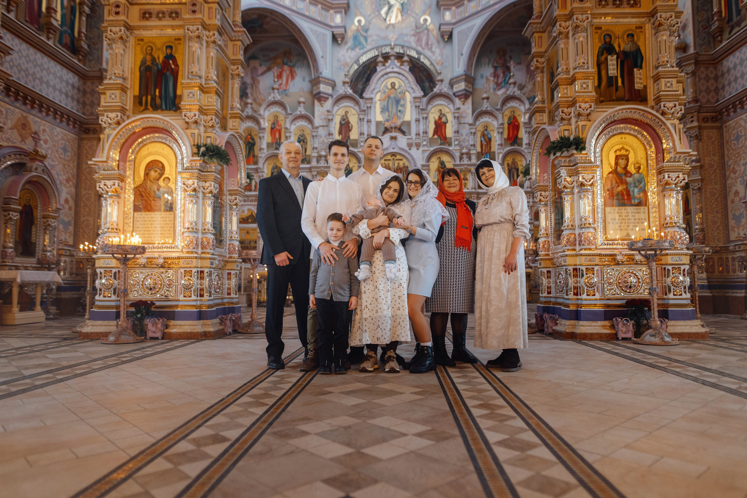 Крещение Матвея, храм Святой Троицы, декабрь 2025