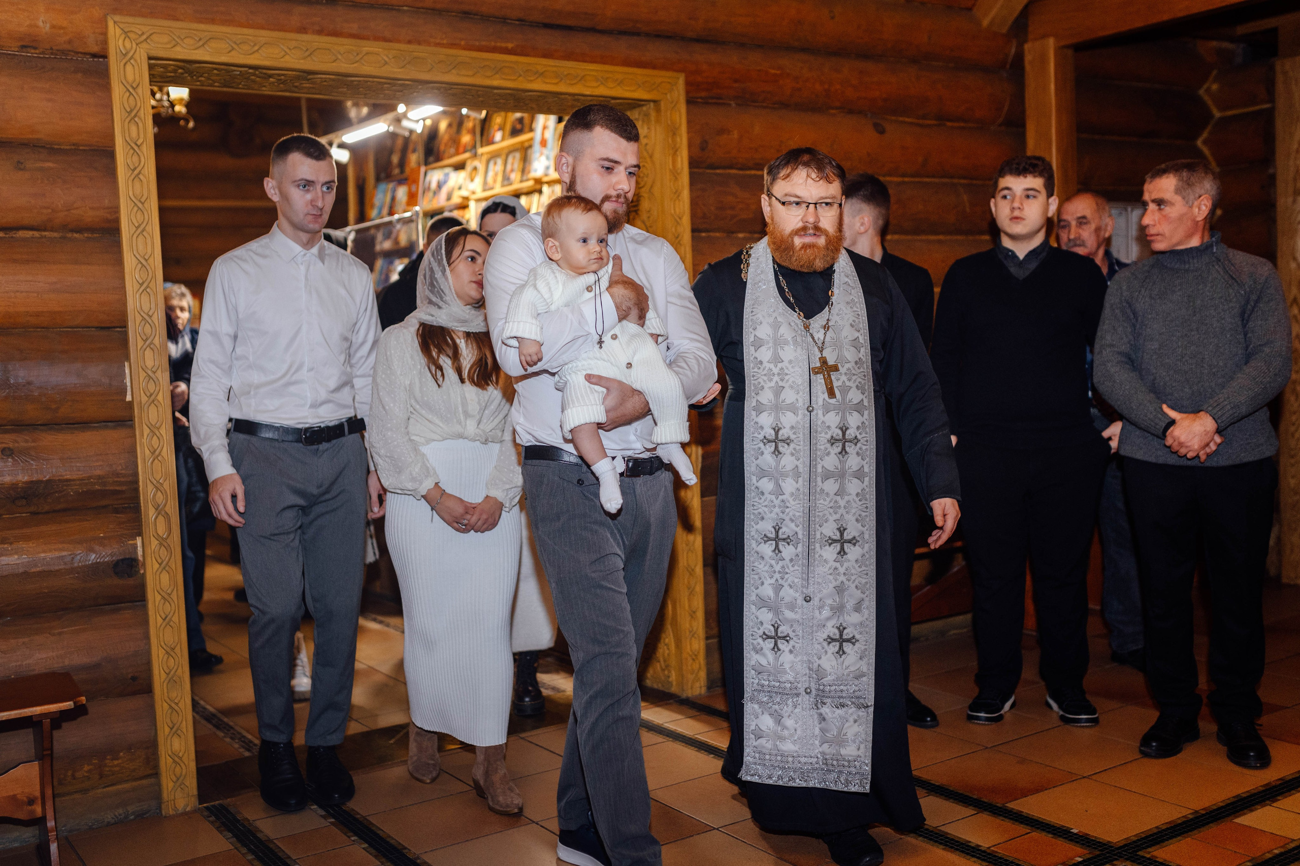 Крещение Демида, храм Святой Троицы, декабрь 2025