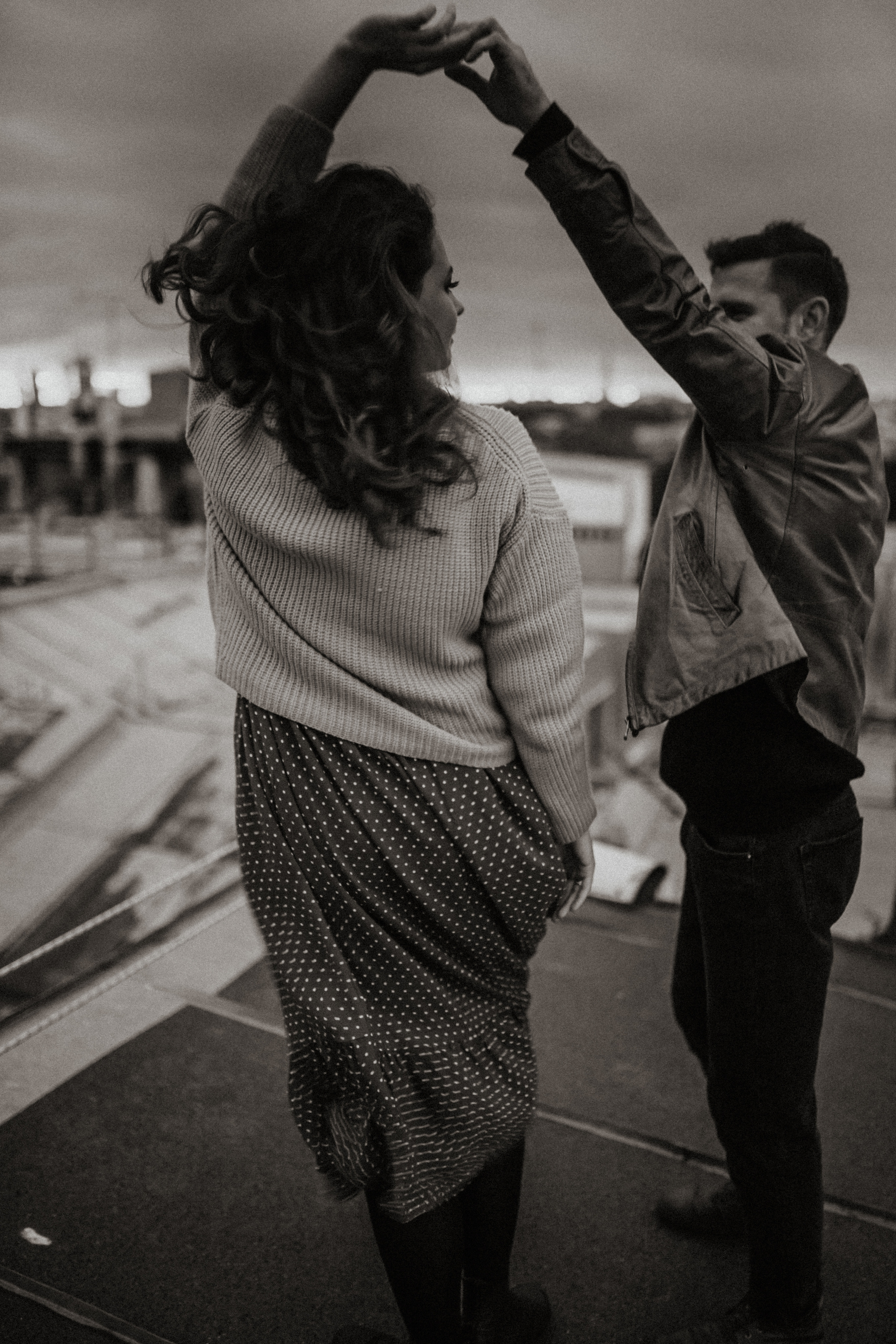 Настя и Сережа | Фантастический закат на крыше. Свадебный фотограф в Санкт-Петербурге Анастасия Селиванова