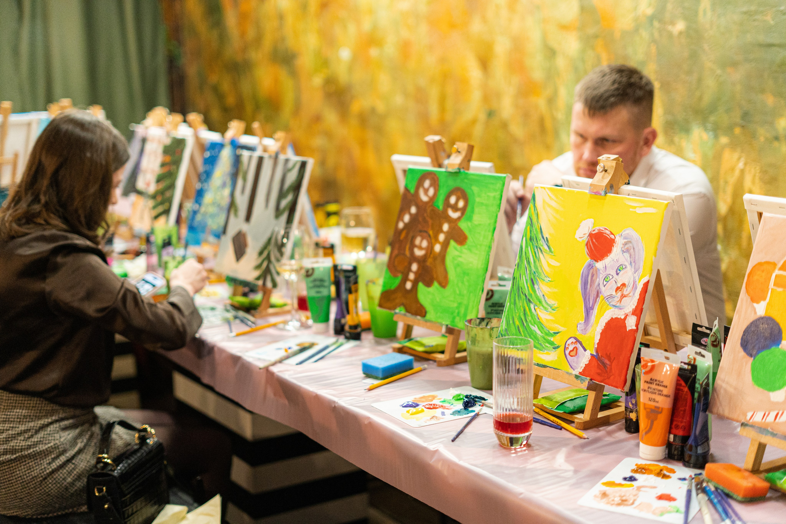 Корпоратив Teach Me Art 2. Портретный фотограф в Москве и Санкт-Петербурге Арина Чех