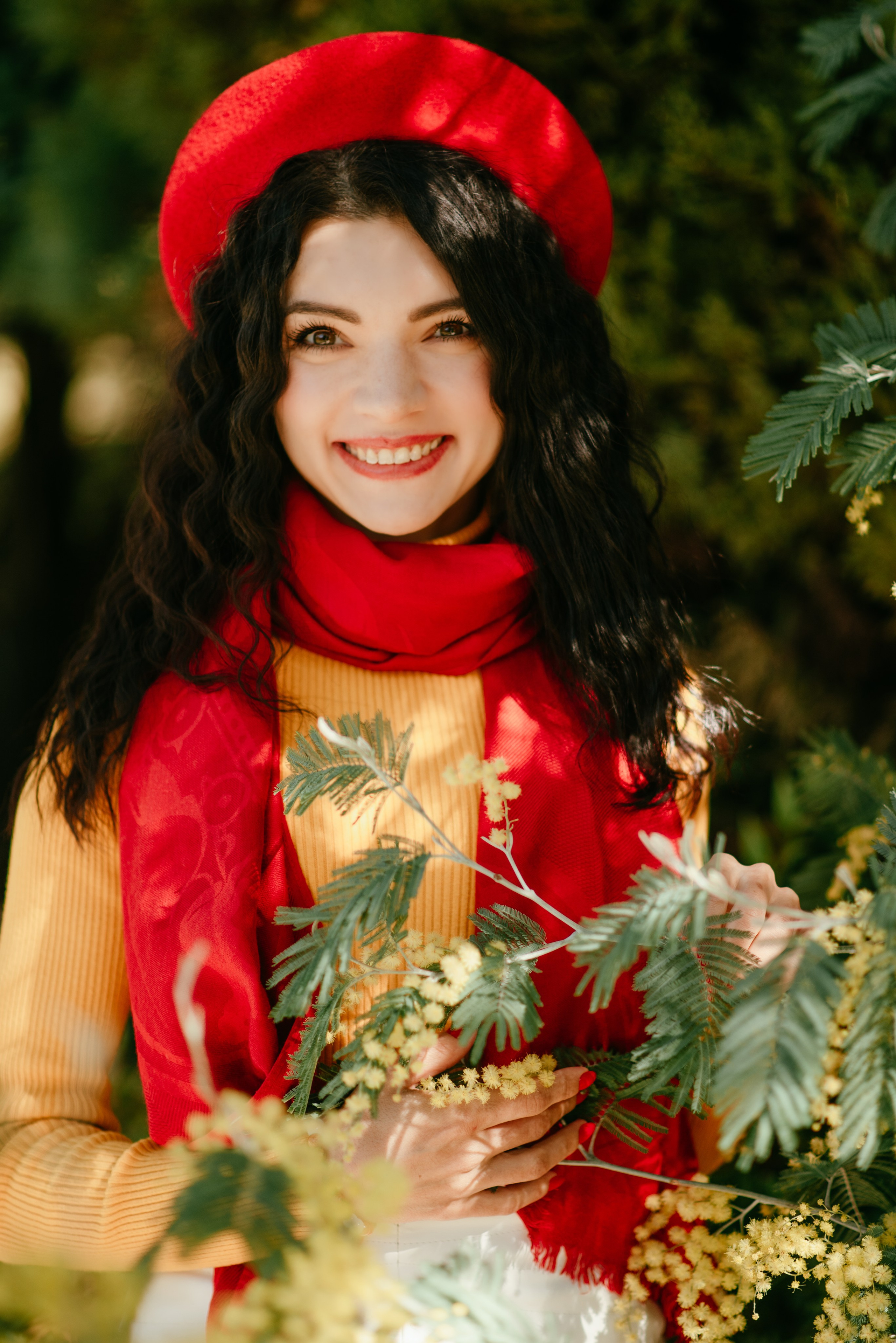 Мимоза. Семейный и женский фотограф Лоо Краснодар Сочи Энем Татьяна Трибурт