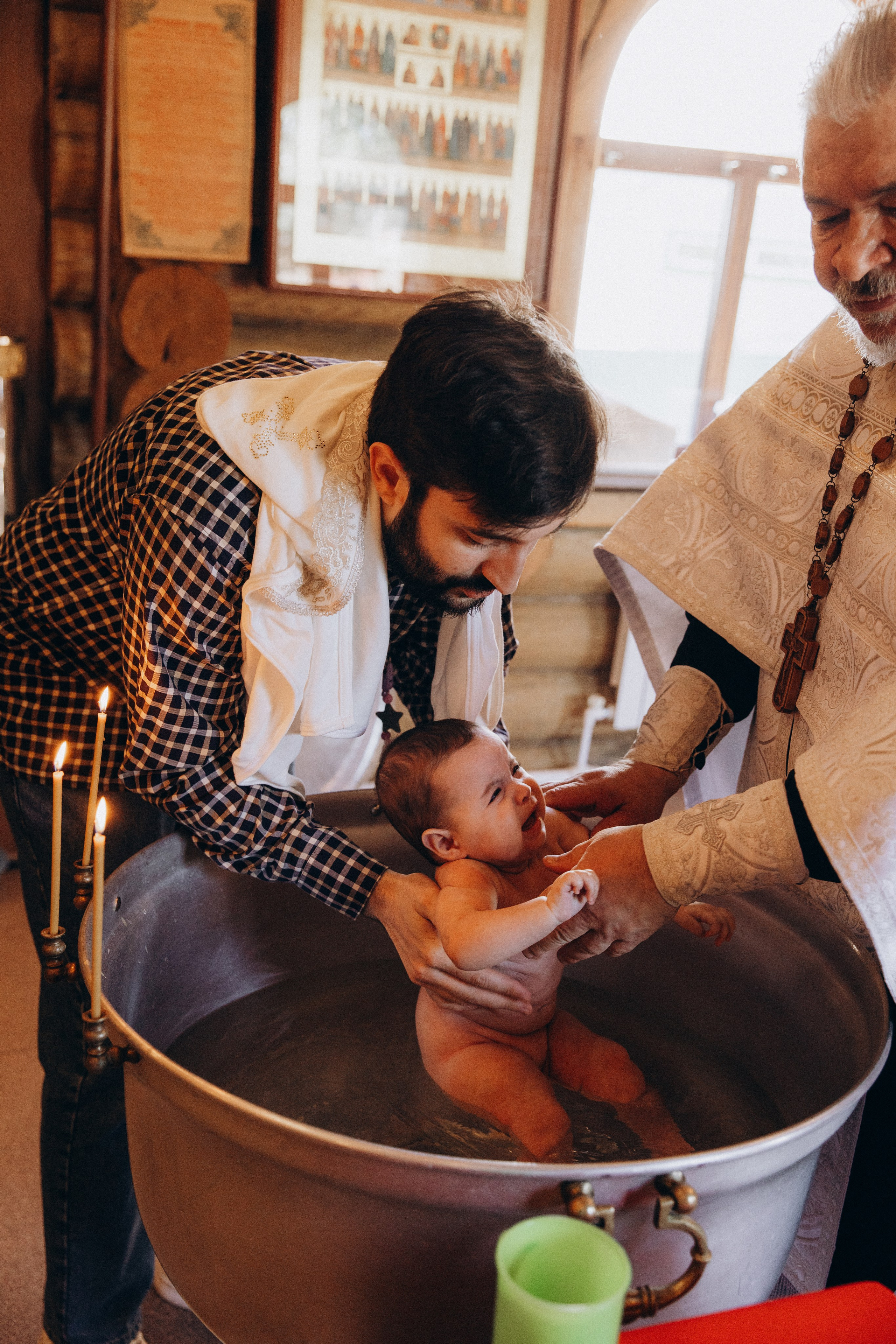 Крещение Даши и Маши. Семейный фотограф документалист в Пензе Лопатинская Татья