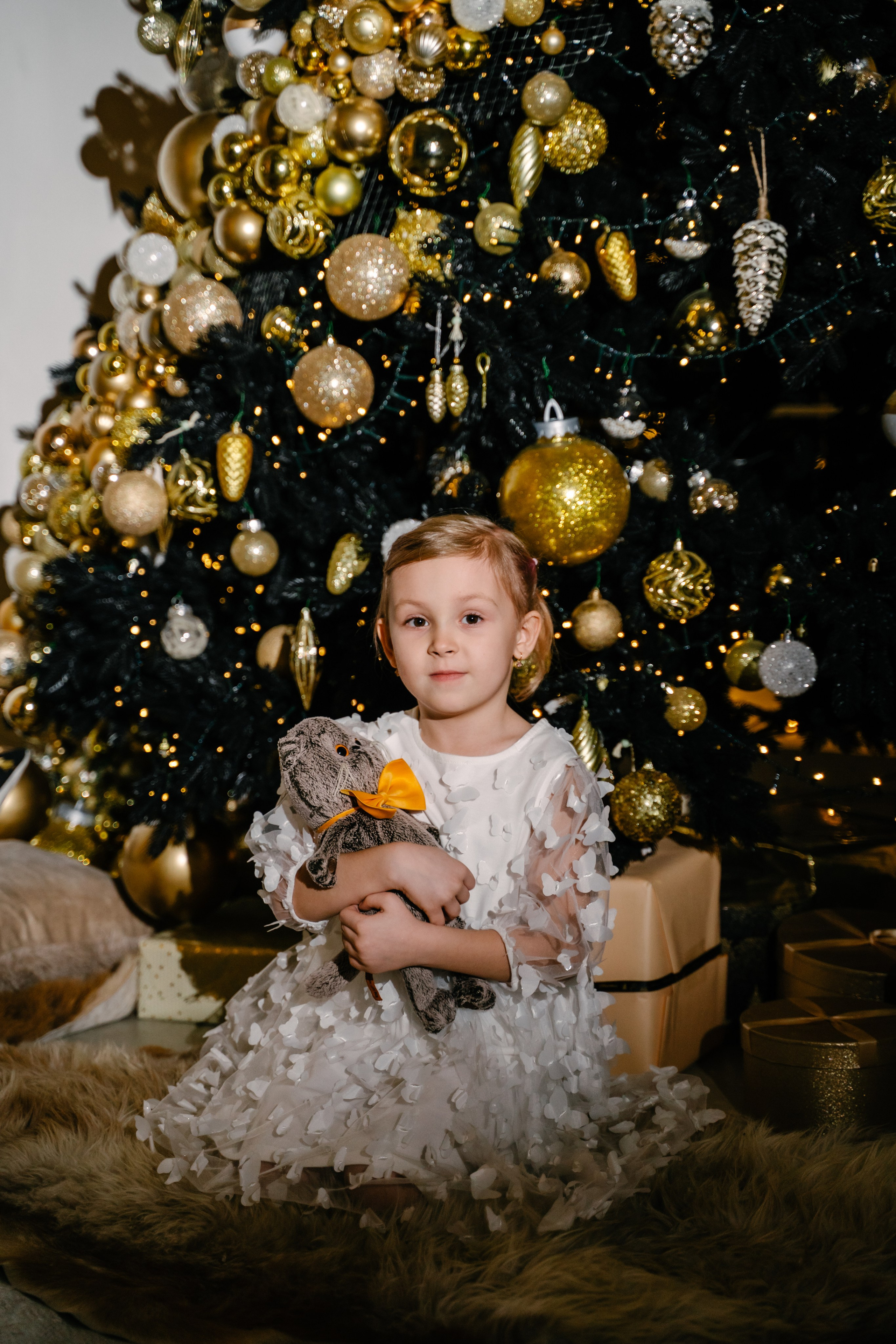 Вечерняя новогодняя съемка в студии. Свадебный фотограф Юлия Копылова