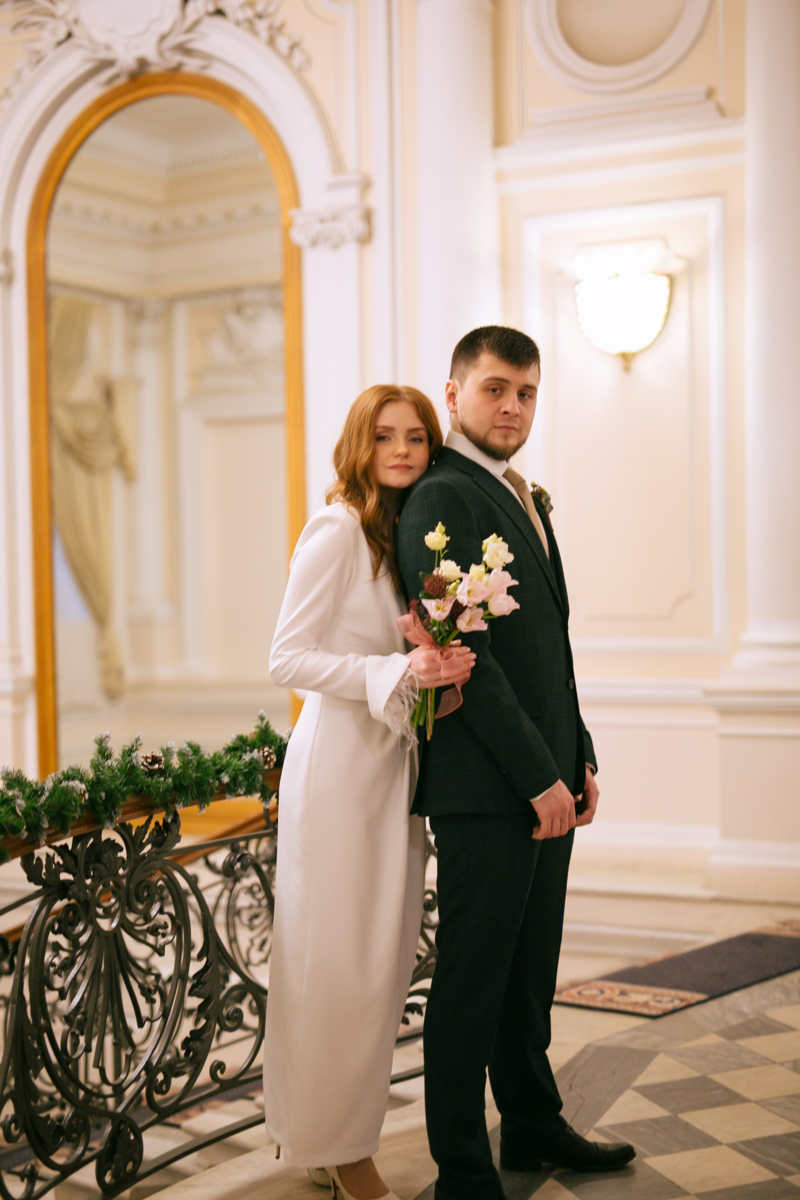 Роспись Анны и Владислава во II Дворце, СПб. Портретный и репортажный фотограф в Санкт-Петербурге Елизавета Я