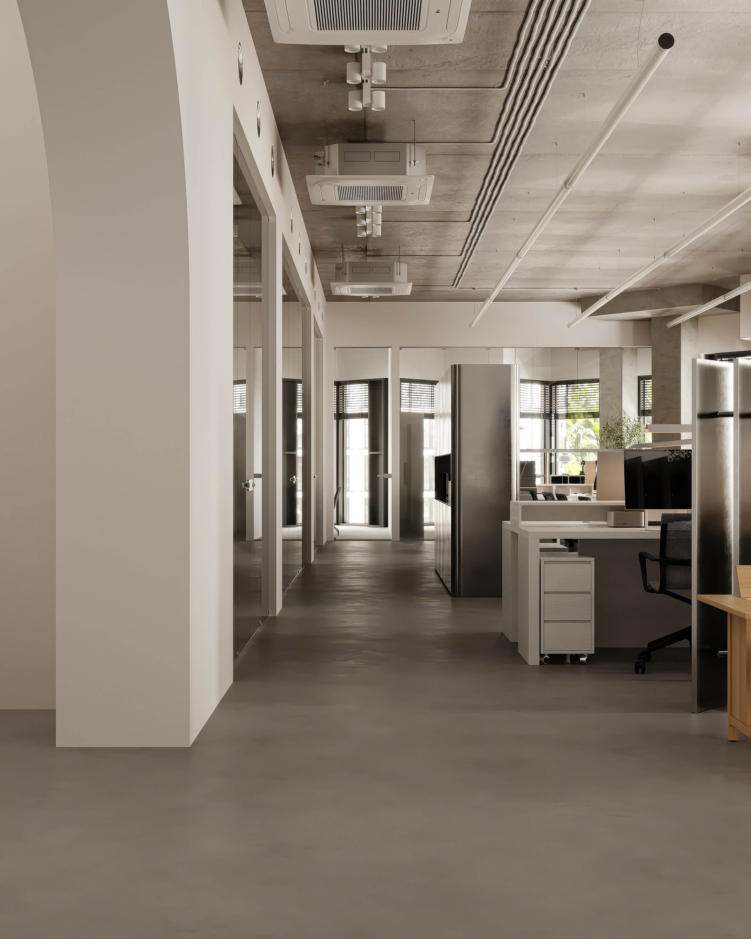 Офис 211/ Дизайнер: NAMU BURO. Студия интерьерной визуализации tmshkn.vis