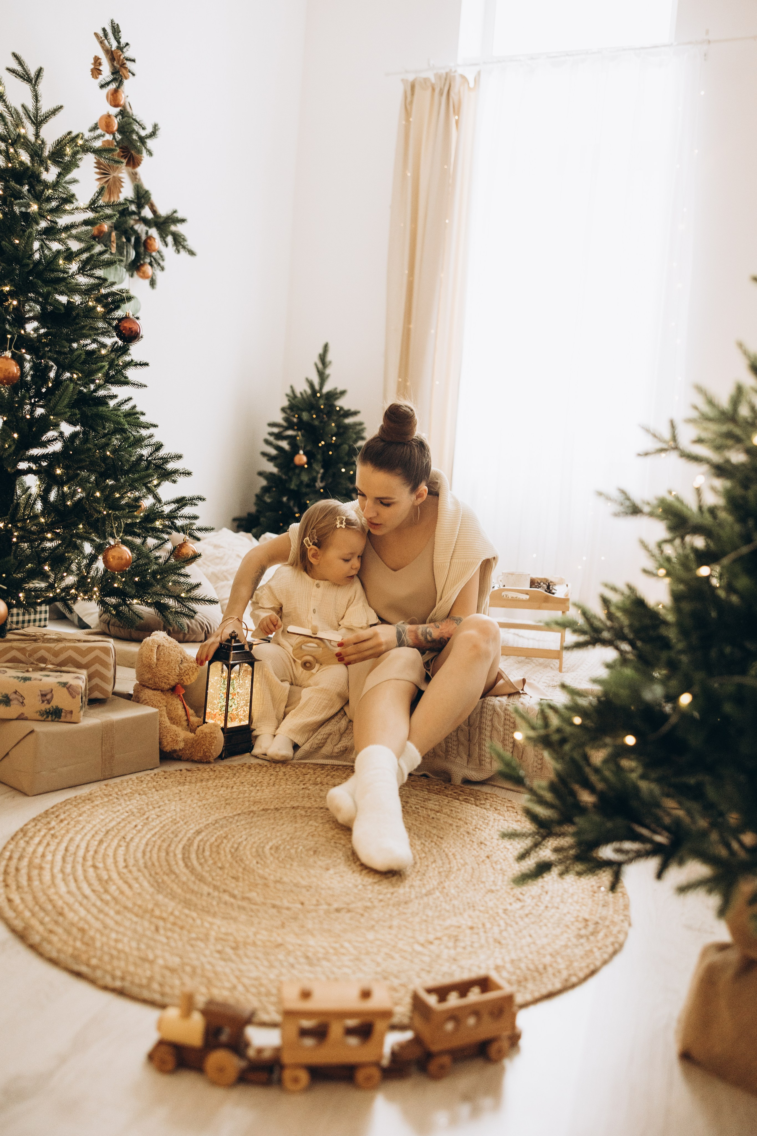 Ольга и Мирослава НГ. Семейный фотограф в Москве Виктория Ястребинская