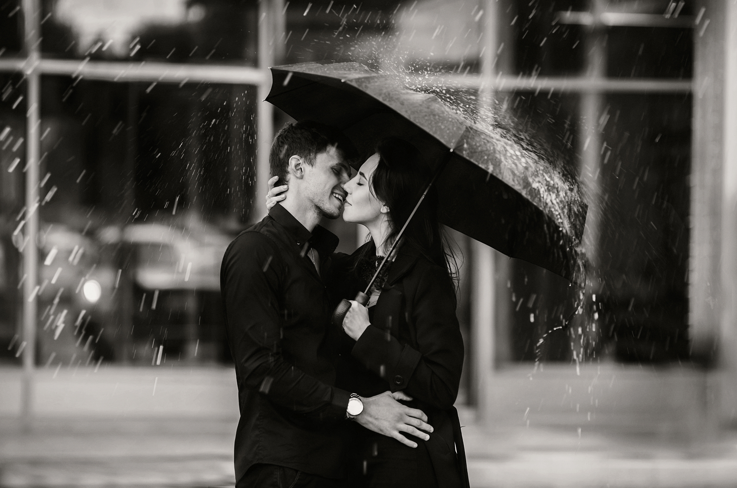 Двое под дождем. Олеся Ефанова фотограф Иваново, Тейково и Плёс