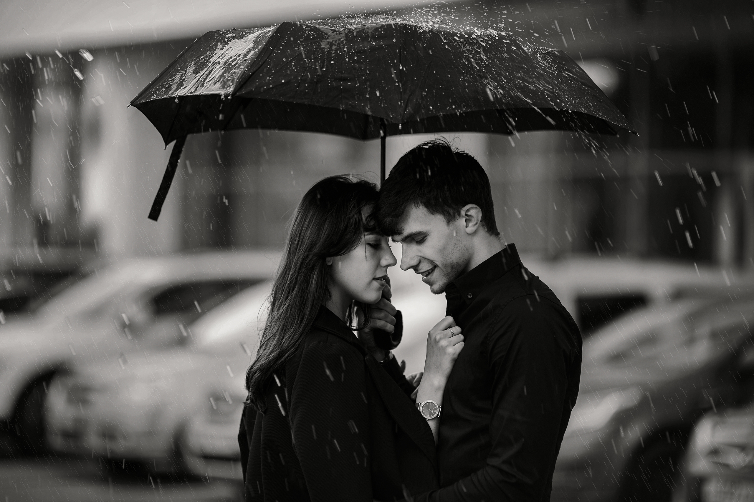 Двое под дождем. Олеся Ефанова фотограф Иваново, Тейково и Плёс