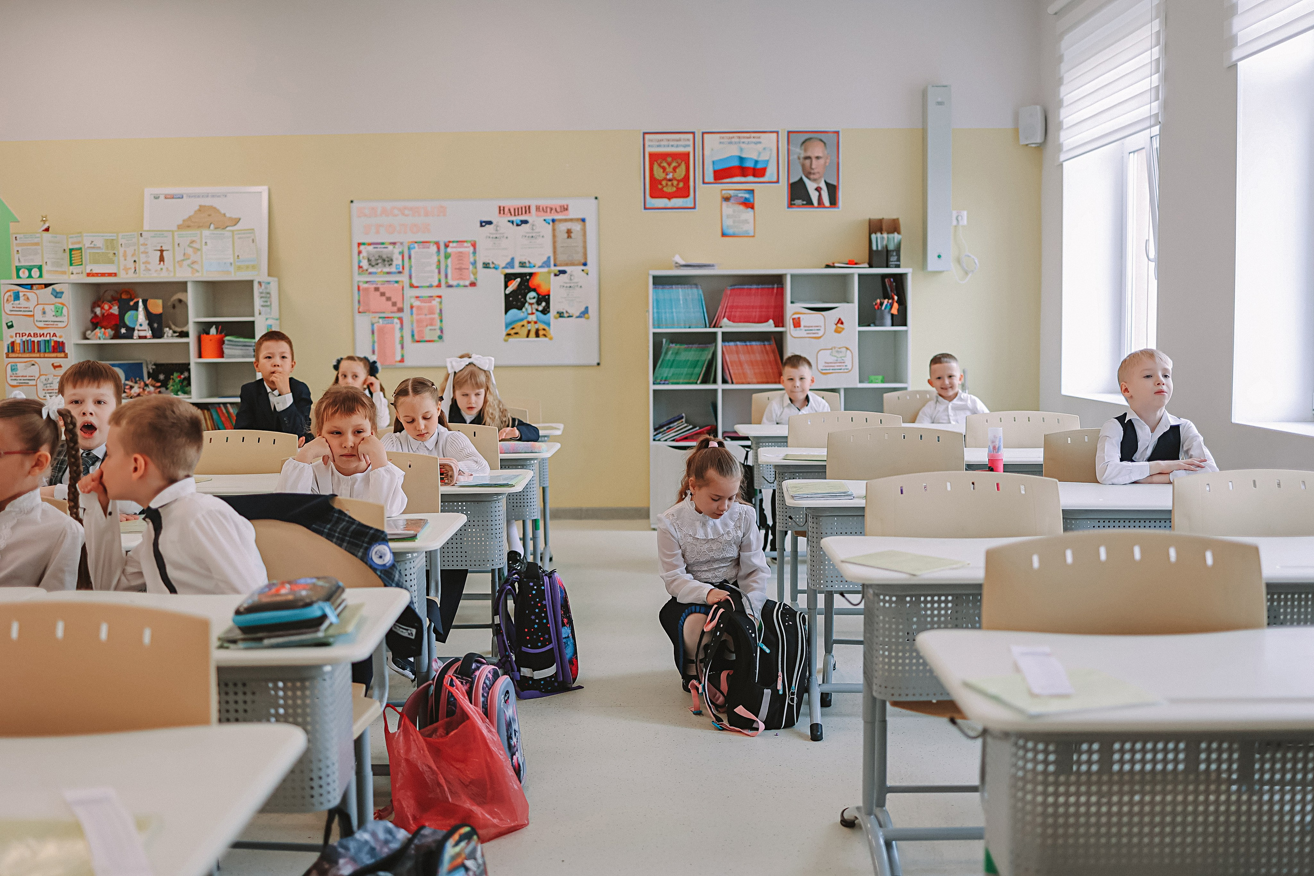 Один день в школе 1 класс. Семейный фотограф Тюмень, фотограф на роды Салмина Мария