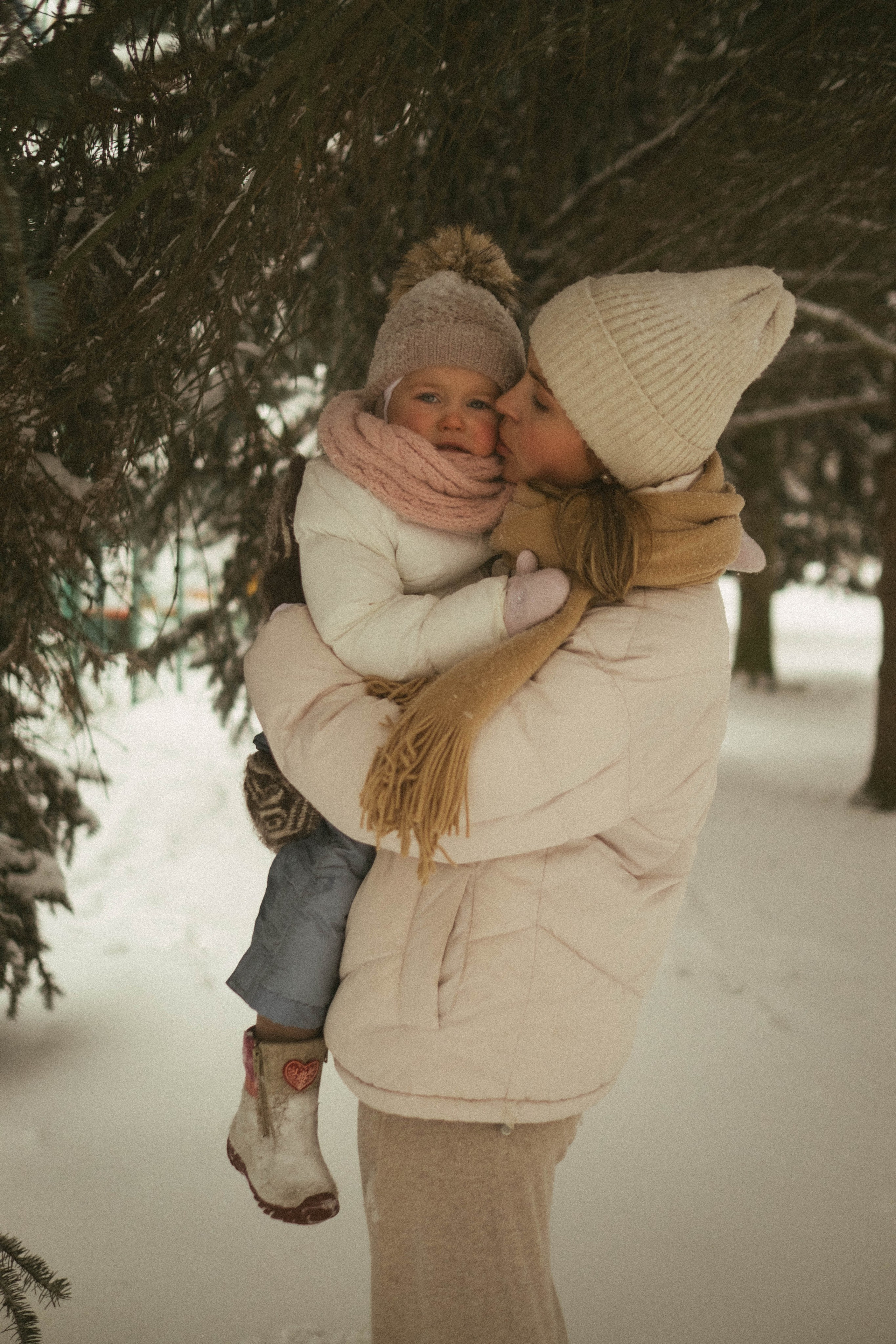 Зимняя прогулка Маргариты и Мариночки. Семейный фотограф в Санкт-Петербурге Дарья Косянчук