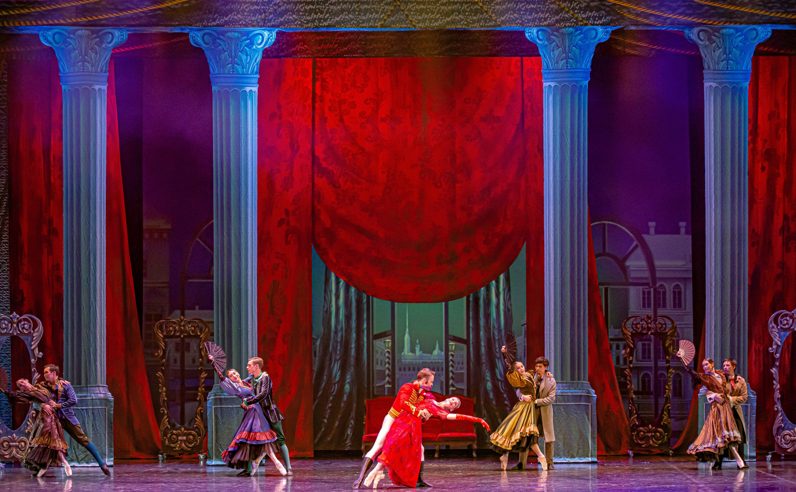 Война и Мир балет Марийского театра оперы и балета на сцене Зимнего театра г. Сочи премьера. Фотограф в Сочи Юрий Шептаев