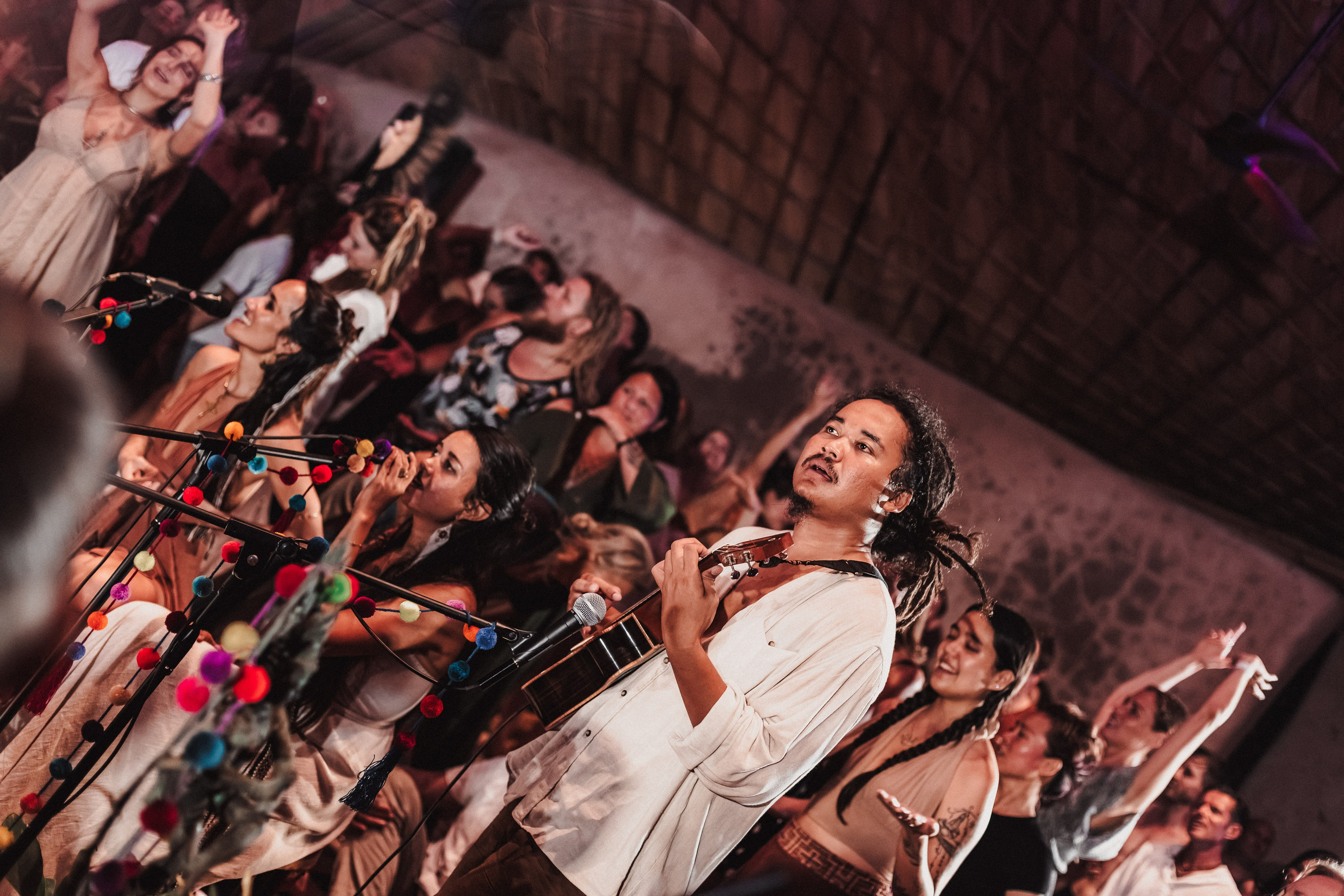 Hanuman Project kirtan at Alchemy march. Mariam Bagdasaryan