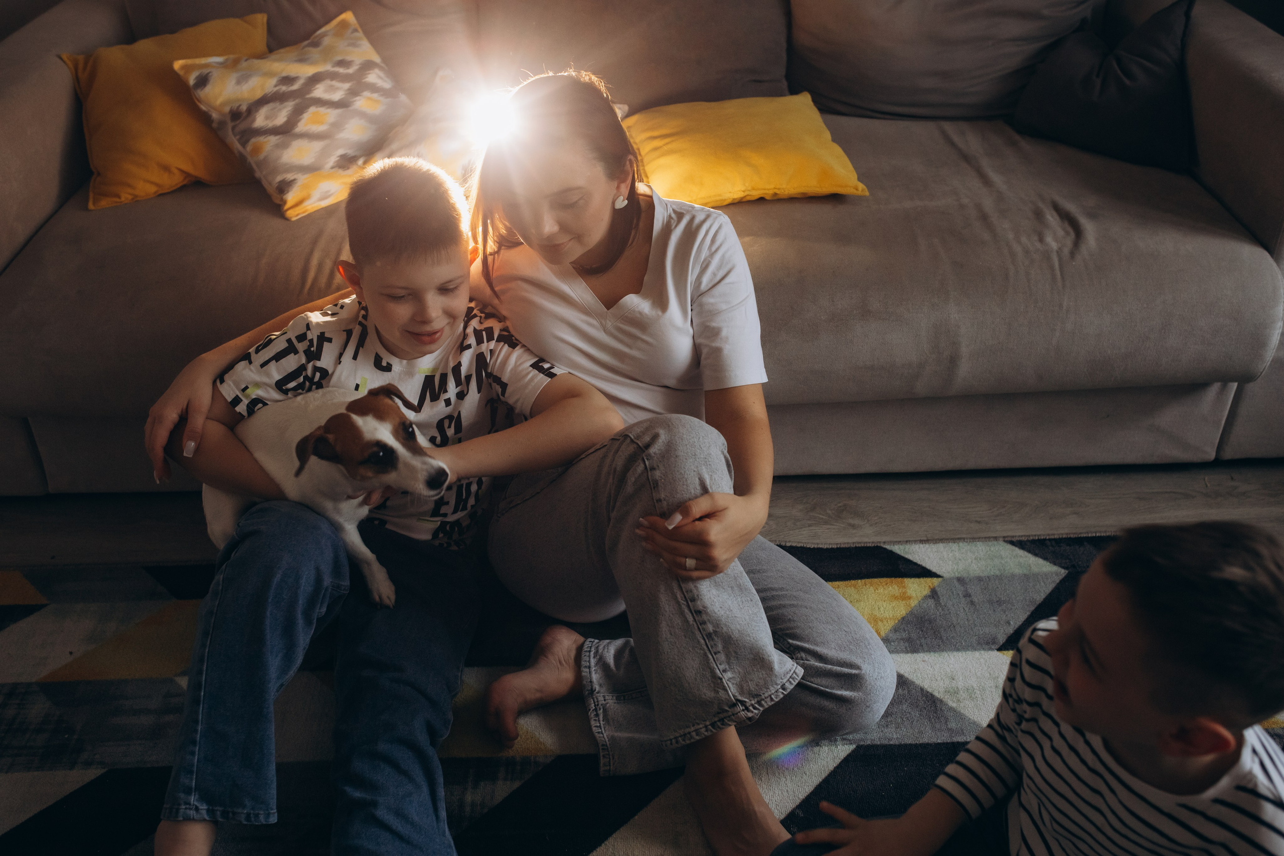 Татьяна, Захар, Миша. Семейный и домашний фотограф в Москве и МО Королева Валерия