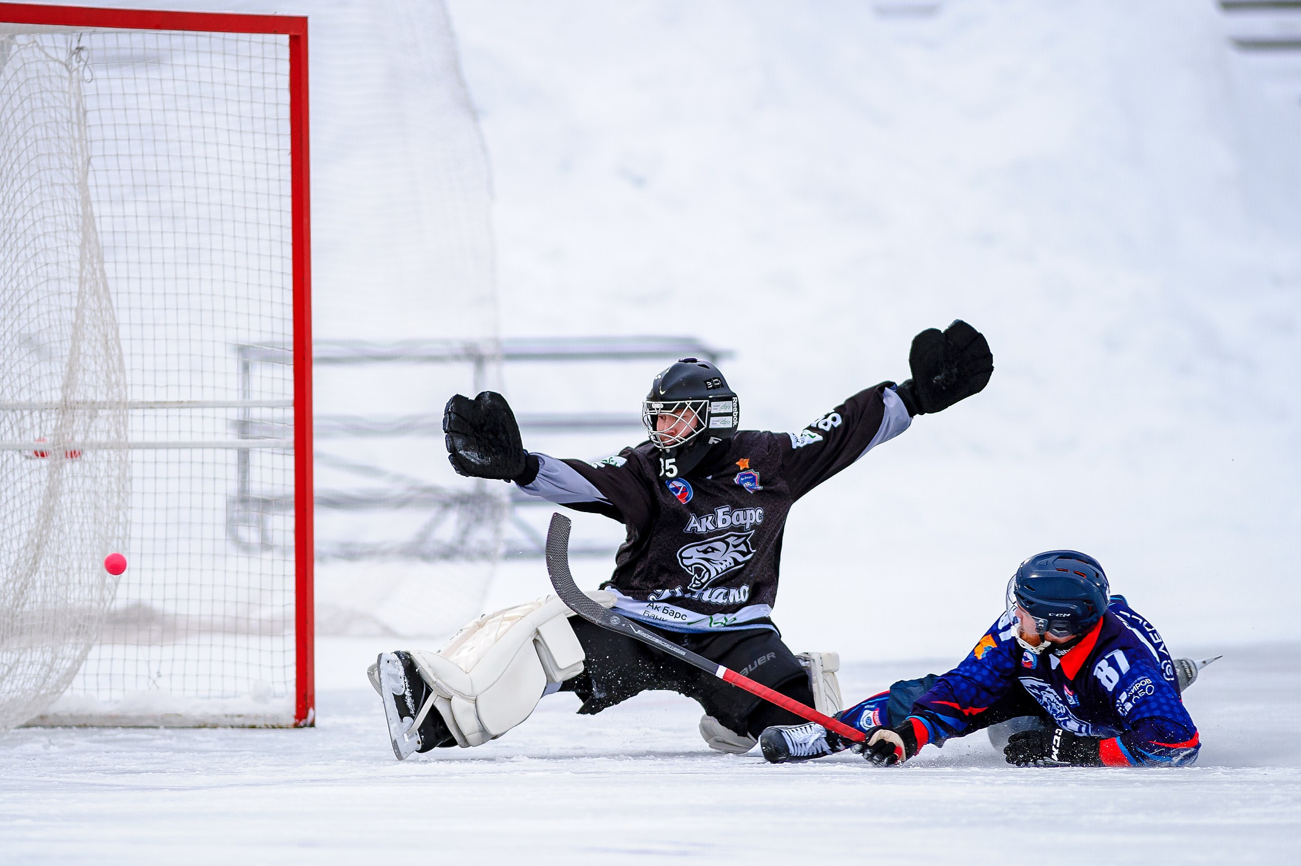 Хоккей с мячом (бенди). Спортивный фотограф Иван Молот (Киров)