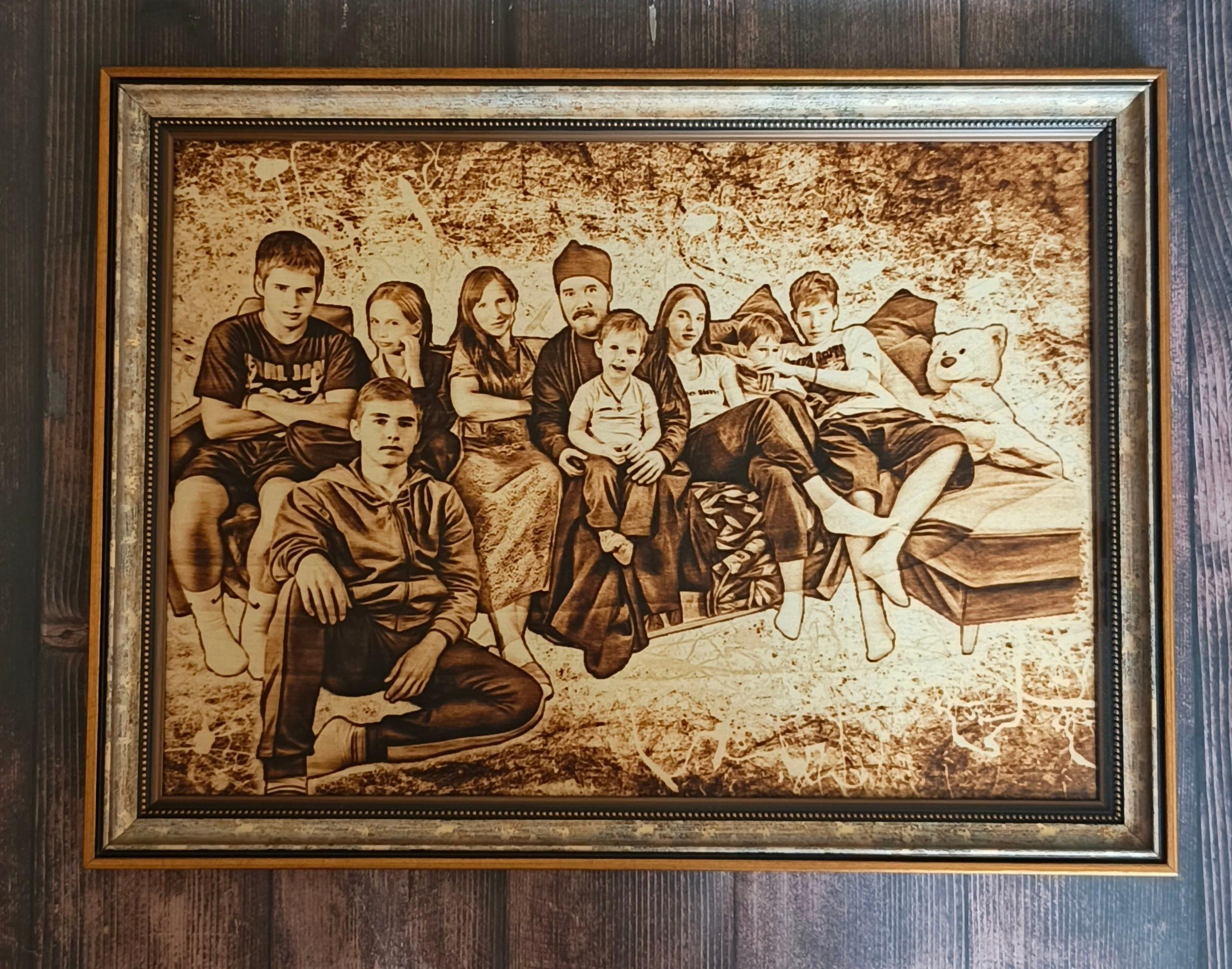 Портреты. Выжигания картин и портретов по фото