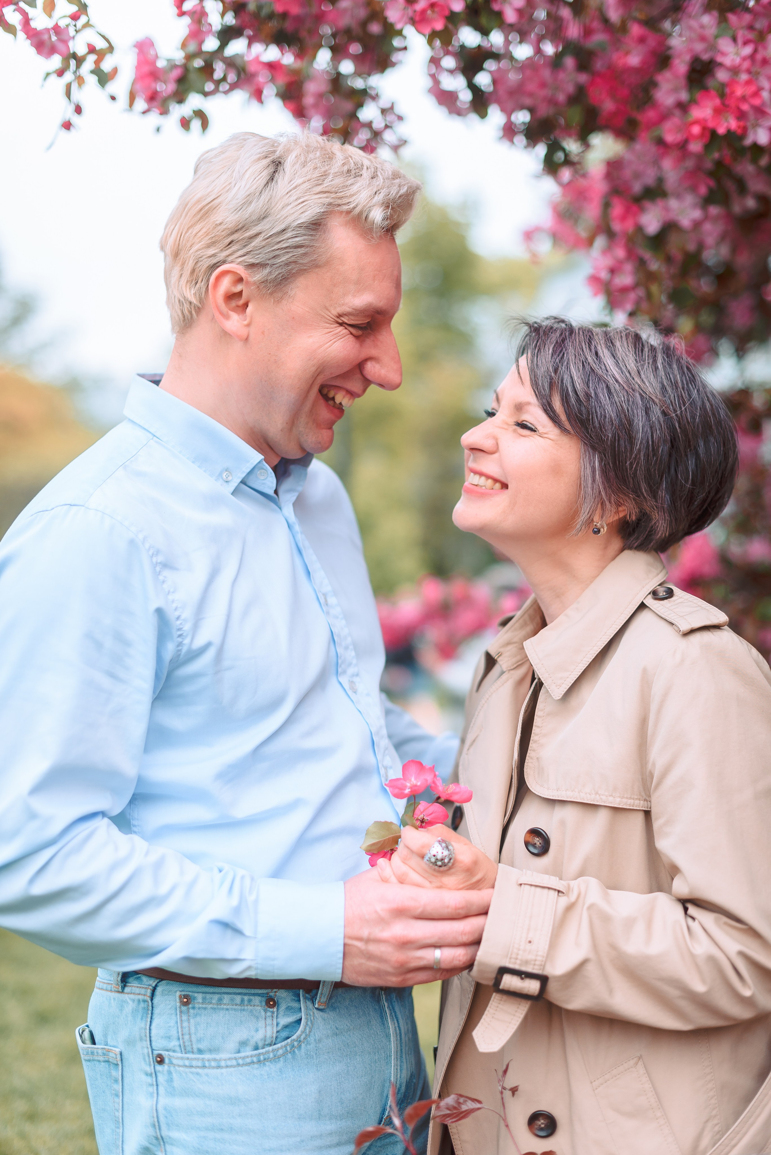 Весенняя прогулка Виктора и Наталии. Свадебный и семейный фотограф в Москве Юлия Винник