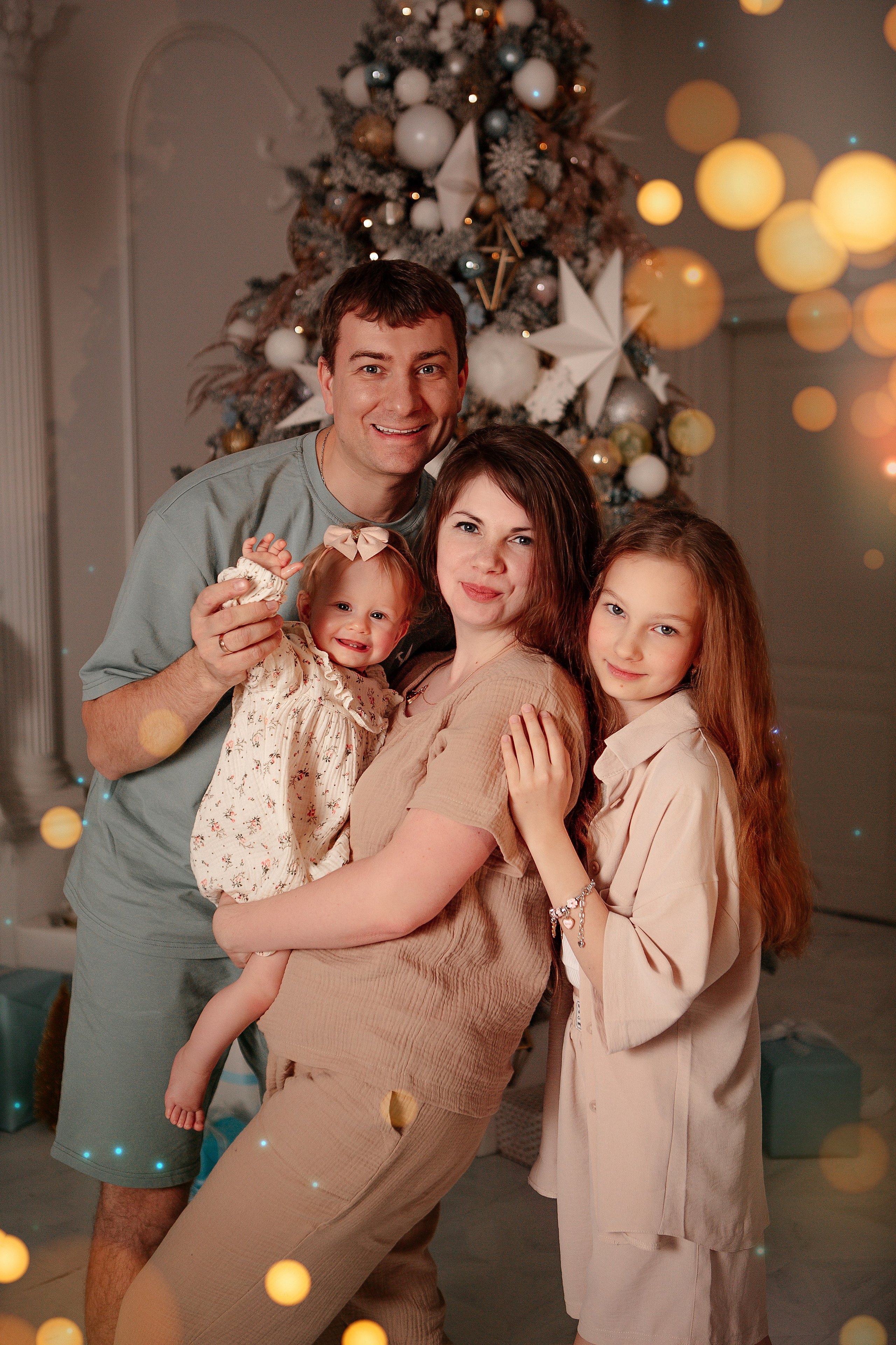 Ольга с семьей. Семейный и детский фотограф в Москве Александра Мак