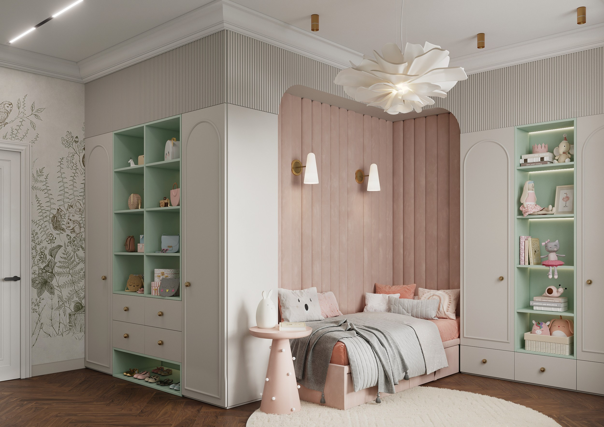 ЖК Тесоро. Дизайн Анна Лавриченко. 3D визуализатор интерьеров Ксения Жарко