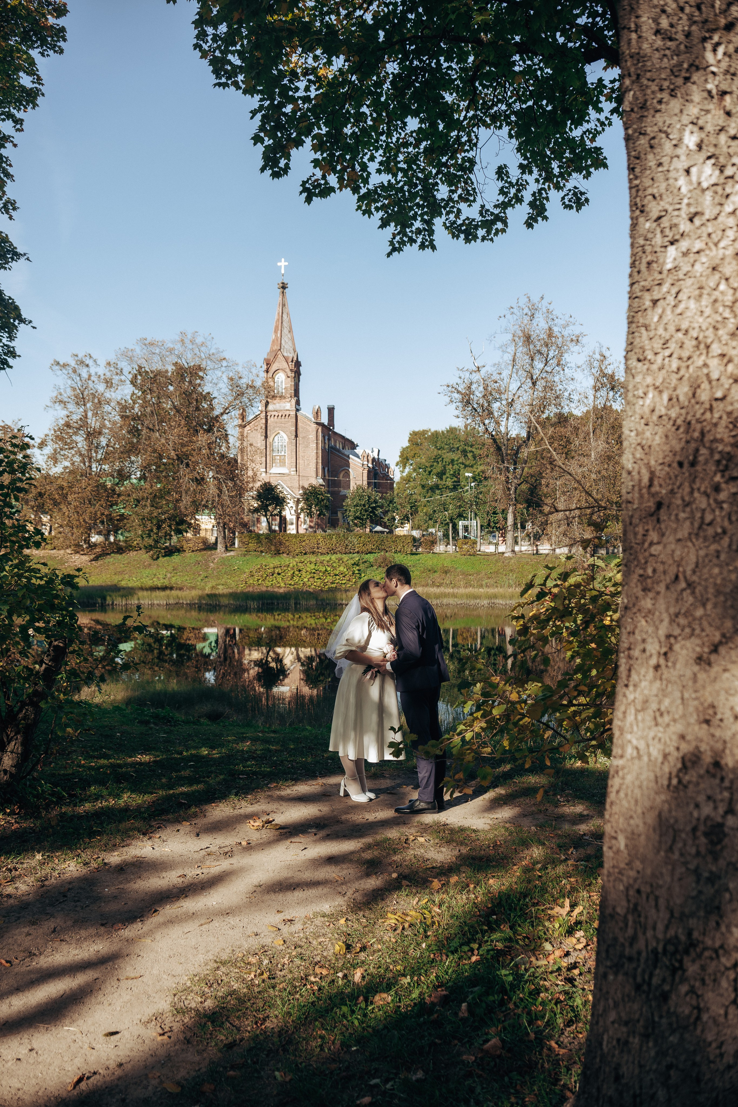 Свадебная фотосессия в Пушкине (Царское Село). Профессиональный фотограф в Санкт-Петербурге Александр Волосенцев
