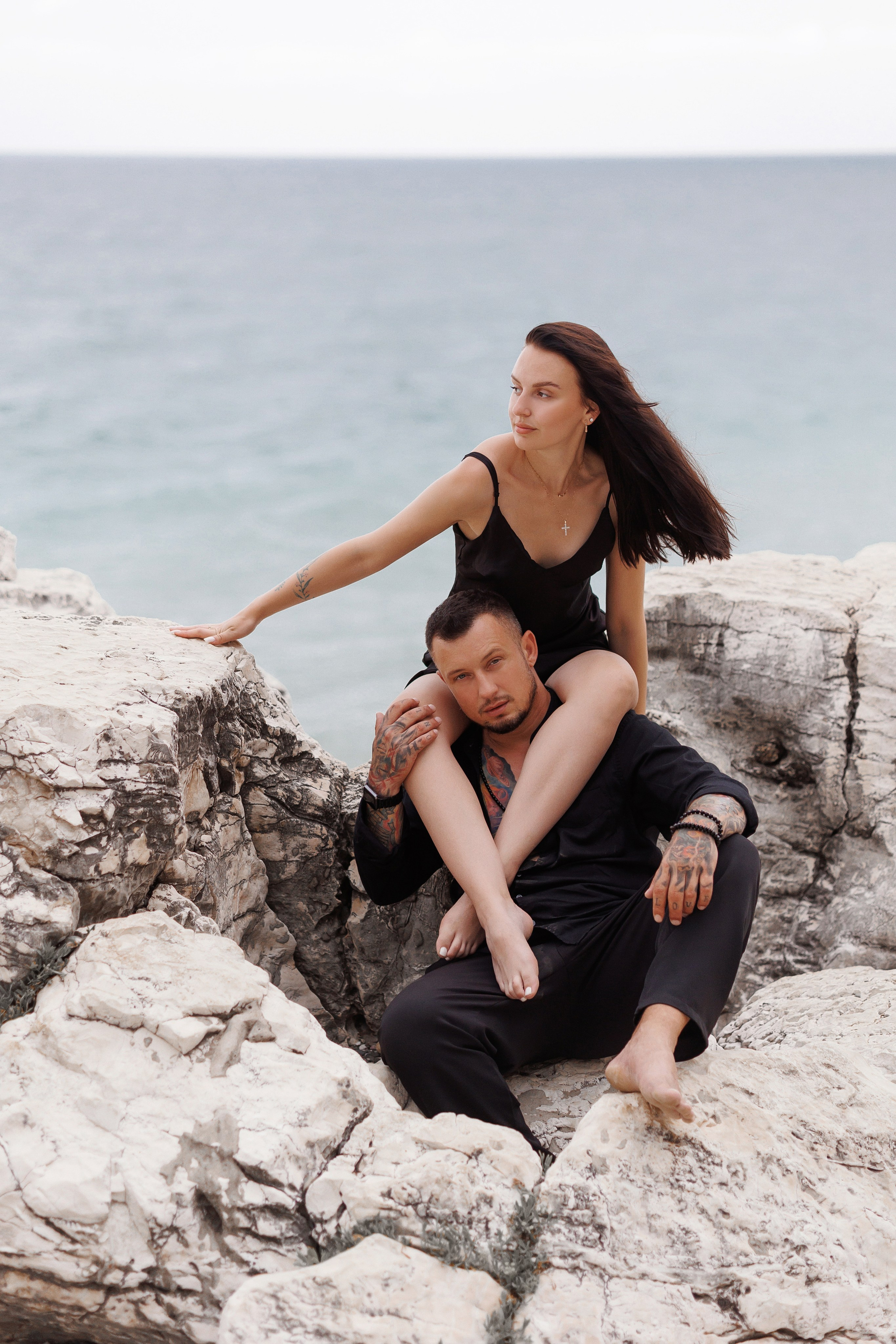 Парная фотосессия у моря. Свадебный и семейный фотограф в Сочи Денис Вялов