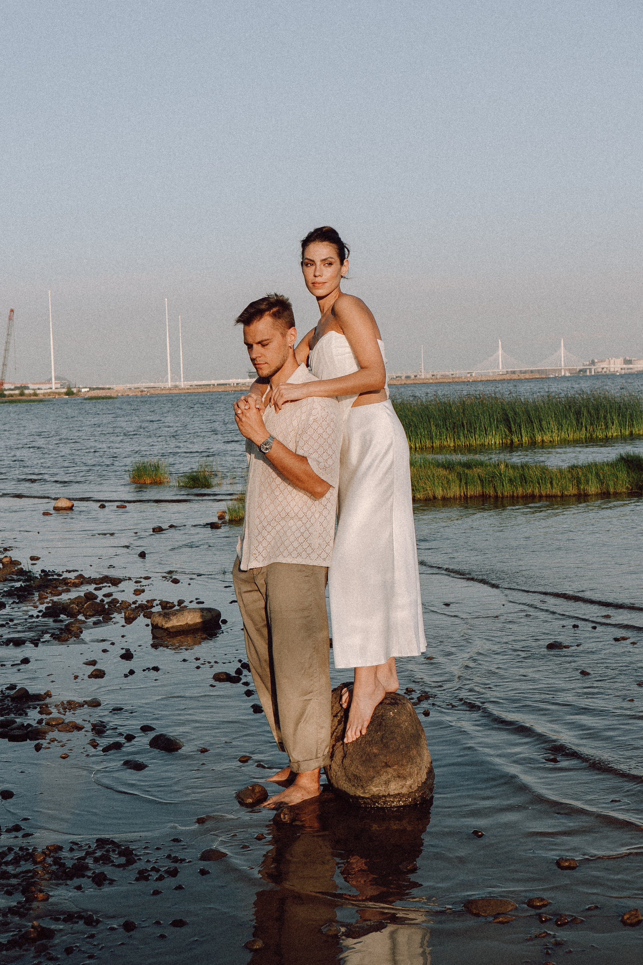 СВАДЕБНАЯ ФОТОСЕССИЯ ВЫЕЗДНОЙ ЦЕРЕМОНИИ (ФИНСКИЙ ЗАЛИВ). Профессиональный фотограф, Санкт-Петербург — Виктория Богомолова